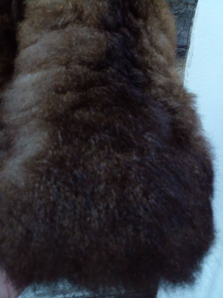 Leather JACKET FUR (CJ 18) Size S / US 4 / IT 40 - 14 Thumbnail