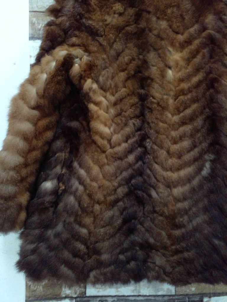 Leather JACKET FUR (CJ 18) Size S / US 4 / IT 40 - 4 Thumbnail