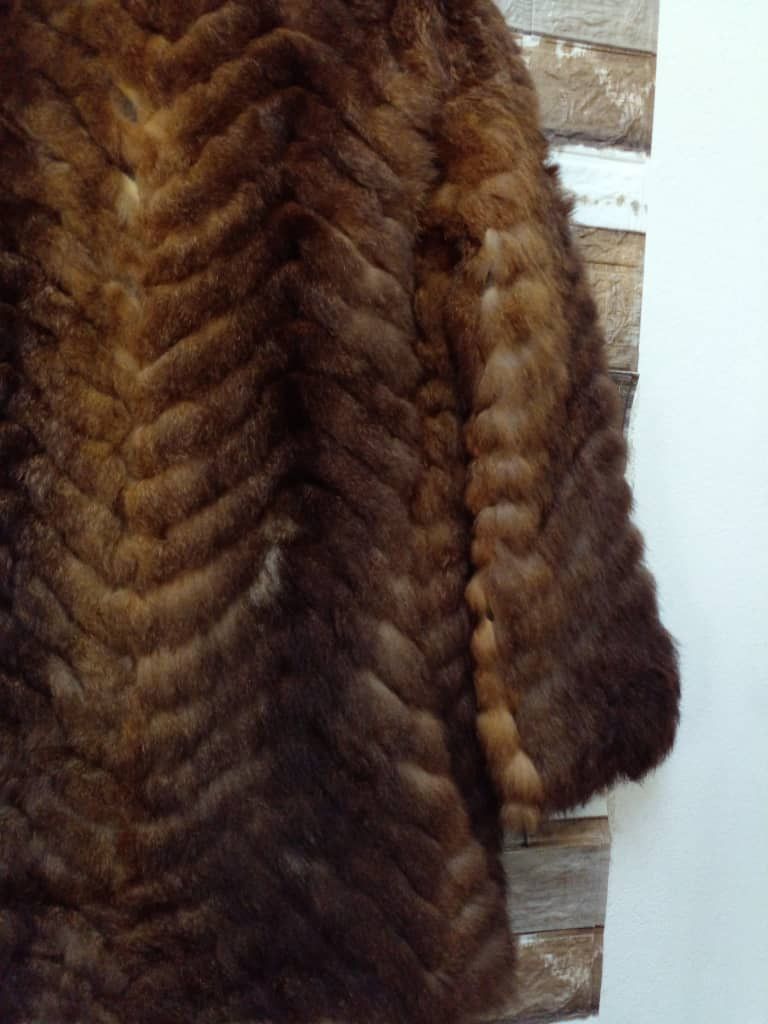 Leather JACKET FUR (CJ 18) Size S / US 4 / IT 40 - 9 Thumbnail