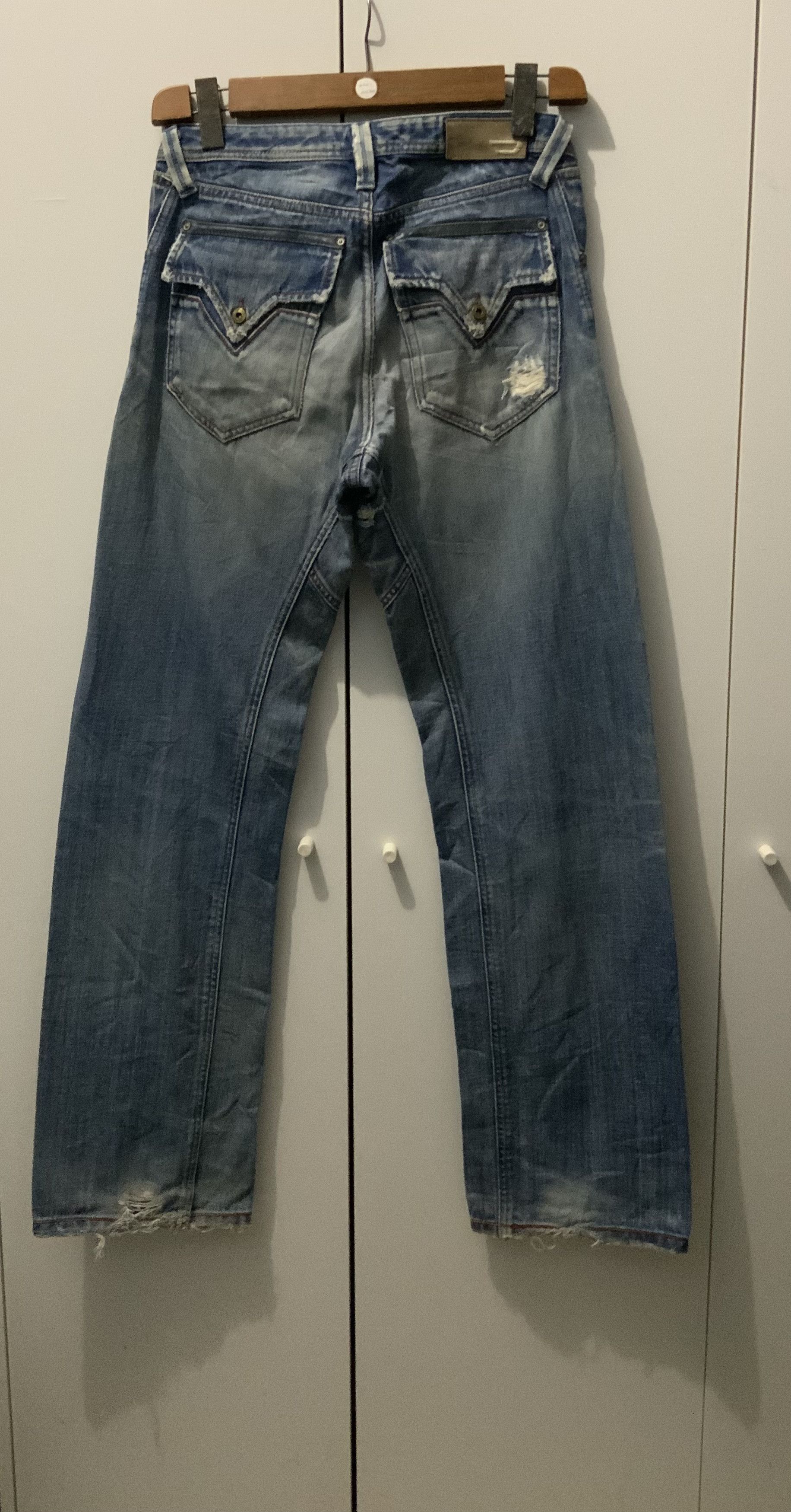 Diesel Vintage Diesel Industry Larkee Button Fly Denim Non Selvedge Size US 32 / EU 48 - 2 Thumbnail