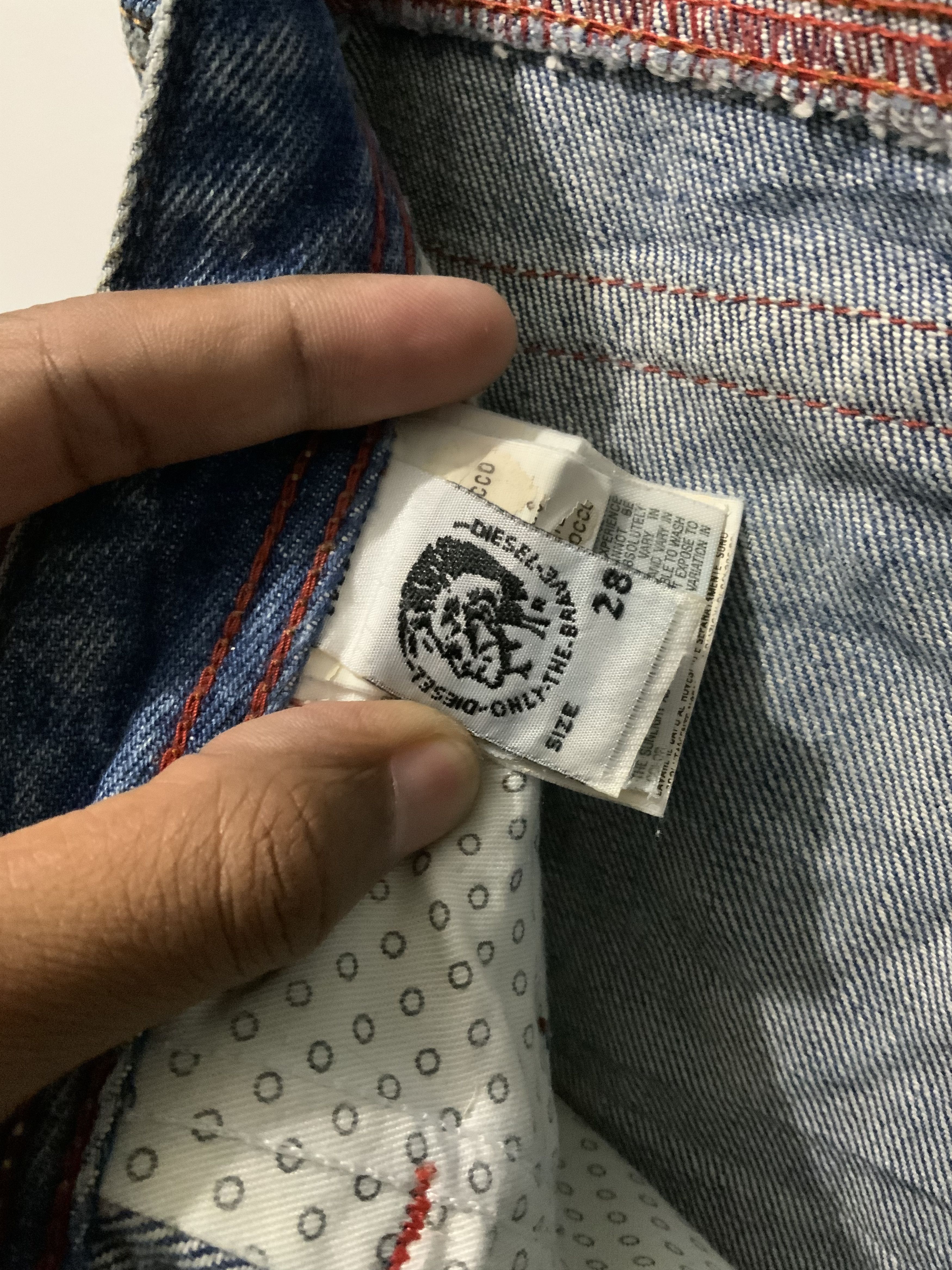 Diesel Vintage Diesel Industry Larkee Button Fly Denim Non Selvedge Size US 32 / EU 48 - 16 Thumbnail