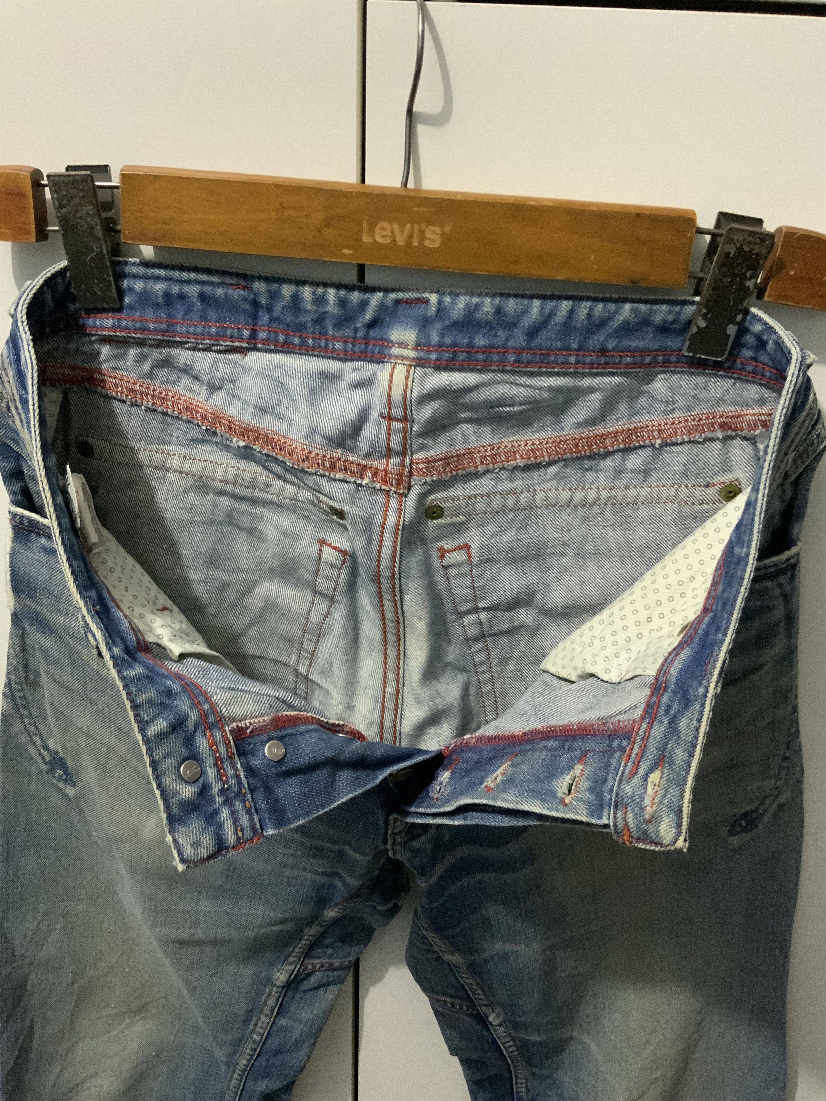 Diesel Vintage Diesel Industry Larkee Button Fly Denim Non Selvedge Size US 32 / EU 48 - 14 Thumbnail