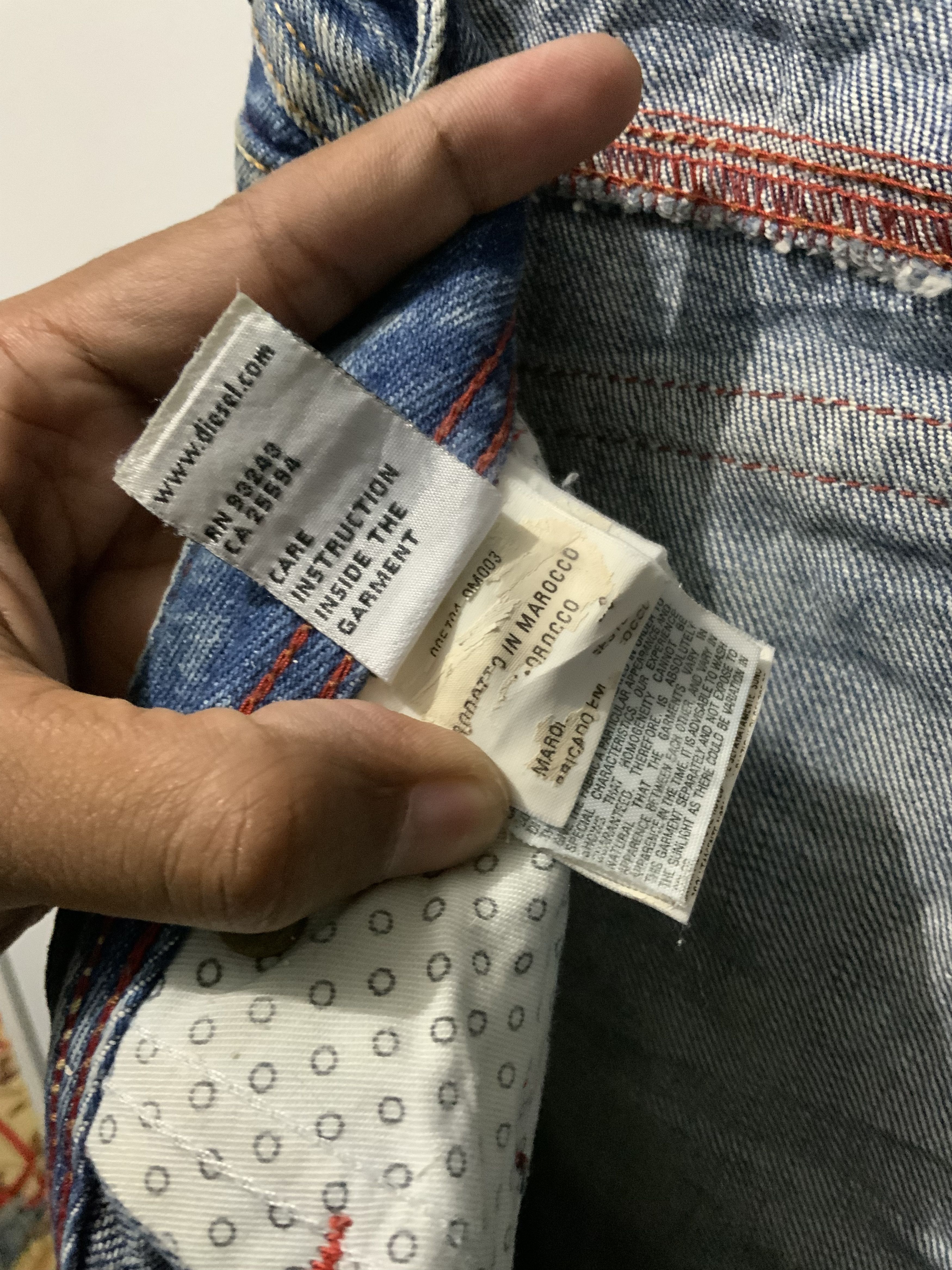 Diesel Vintage Diesel Industry Larkee Button Fly Denim Non Selvedge Size US 32 / EU 48 - 17 Thumbnail