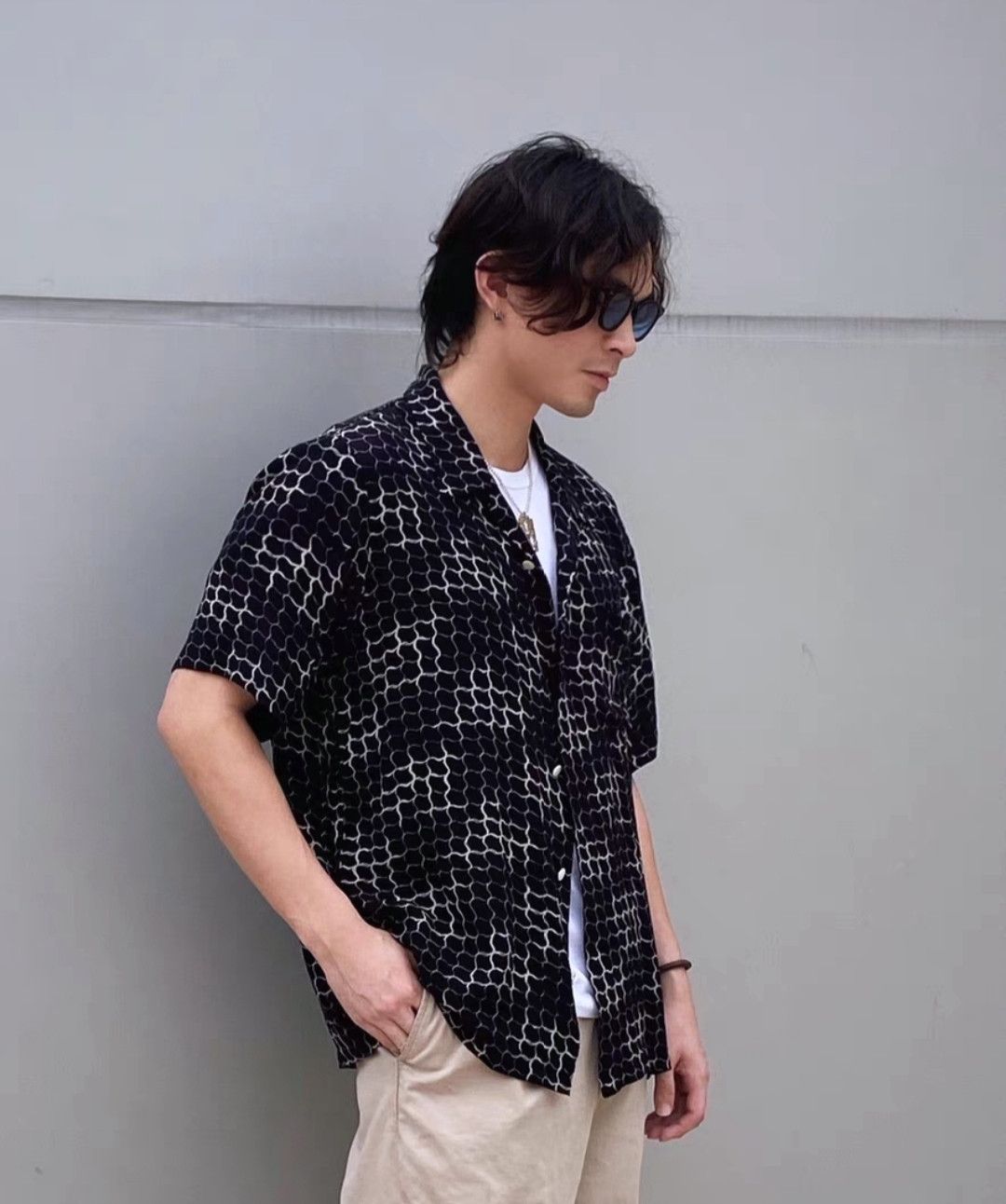トップス Visvim free edge shirt size 1 visvim（ヴィズヴィム） ビズビム シャツ VISVIM 17AW FREE EDGE SHIRT