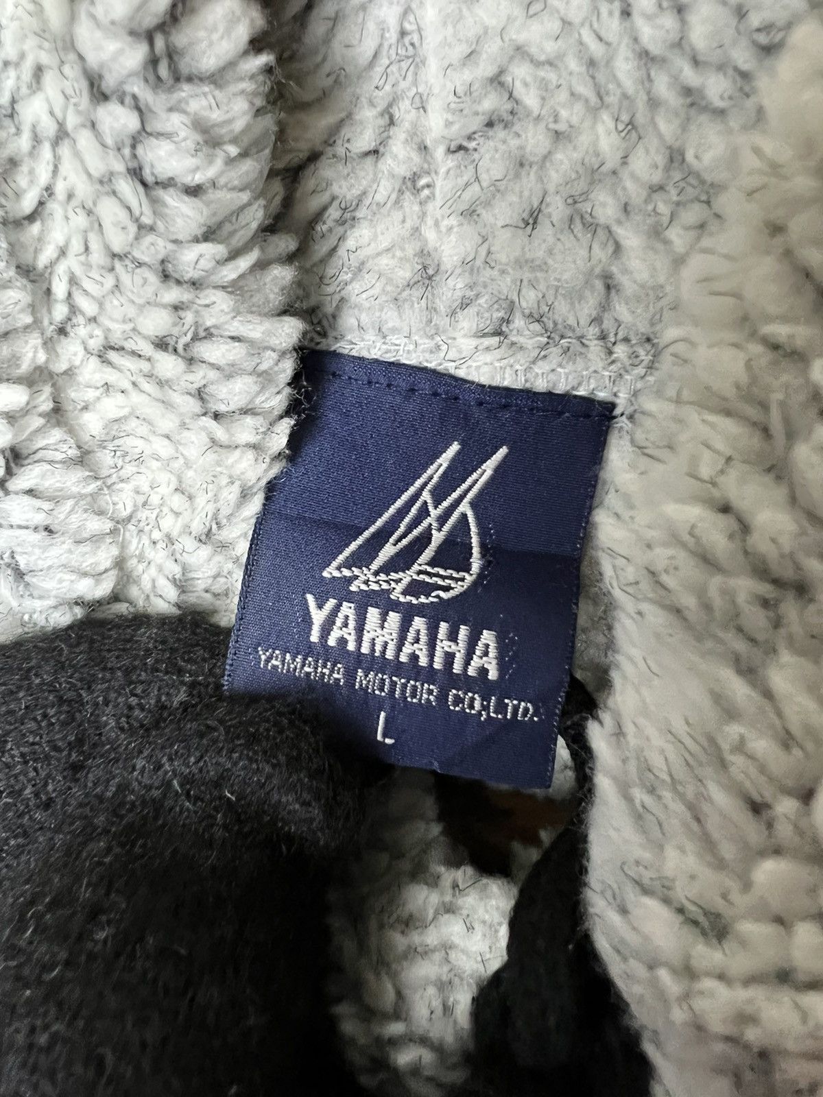 Japanese Brand × Vintage × Yamaha Yamaha Fleece Sweatshirt Size US L / EU 52-54 / 3 - 12 Thumbnail