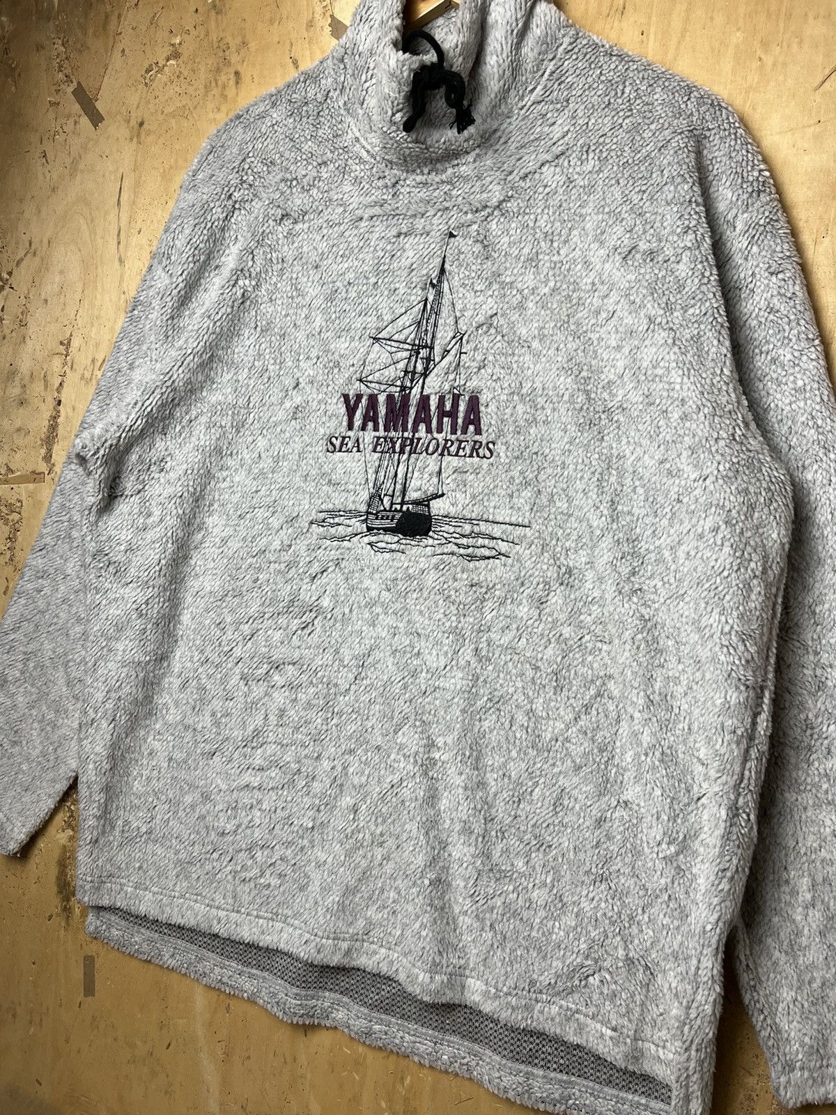 Japanese Brand × Vintage × Yamaha Yamaha Fleece Sweatshirt Size US L / EU 52-54 / 3 - 5 Thumbnail