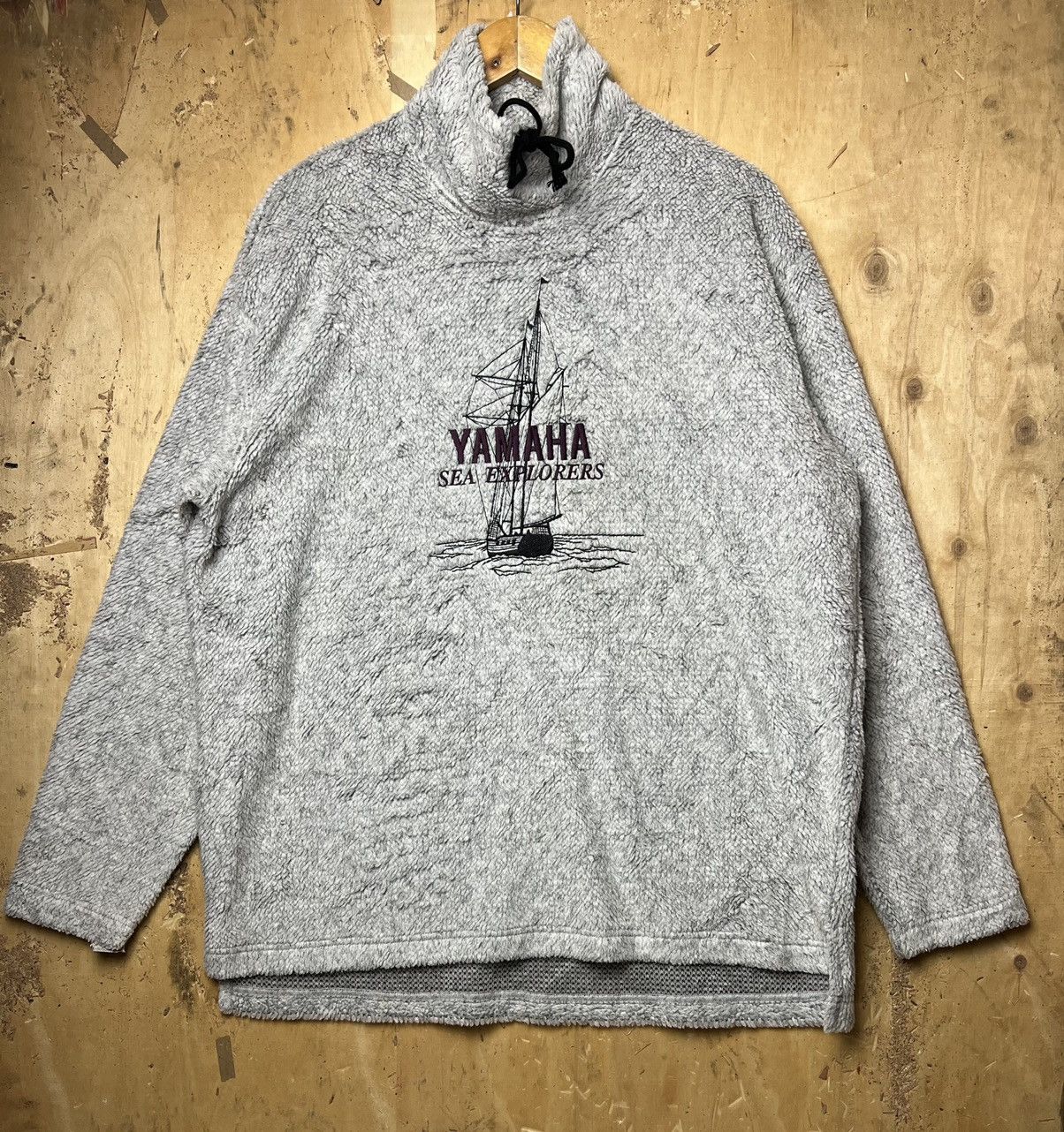 Japanese Brand × Vintage × Yamaha Yamaha Fleece Sweatshirt Size US L / EU 52-54 / 3 - 2 Thumbnail