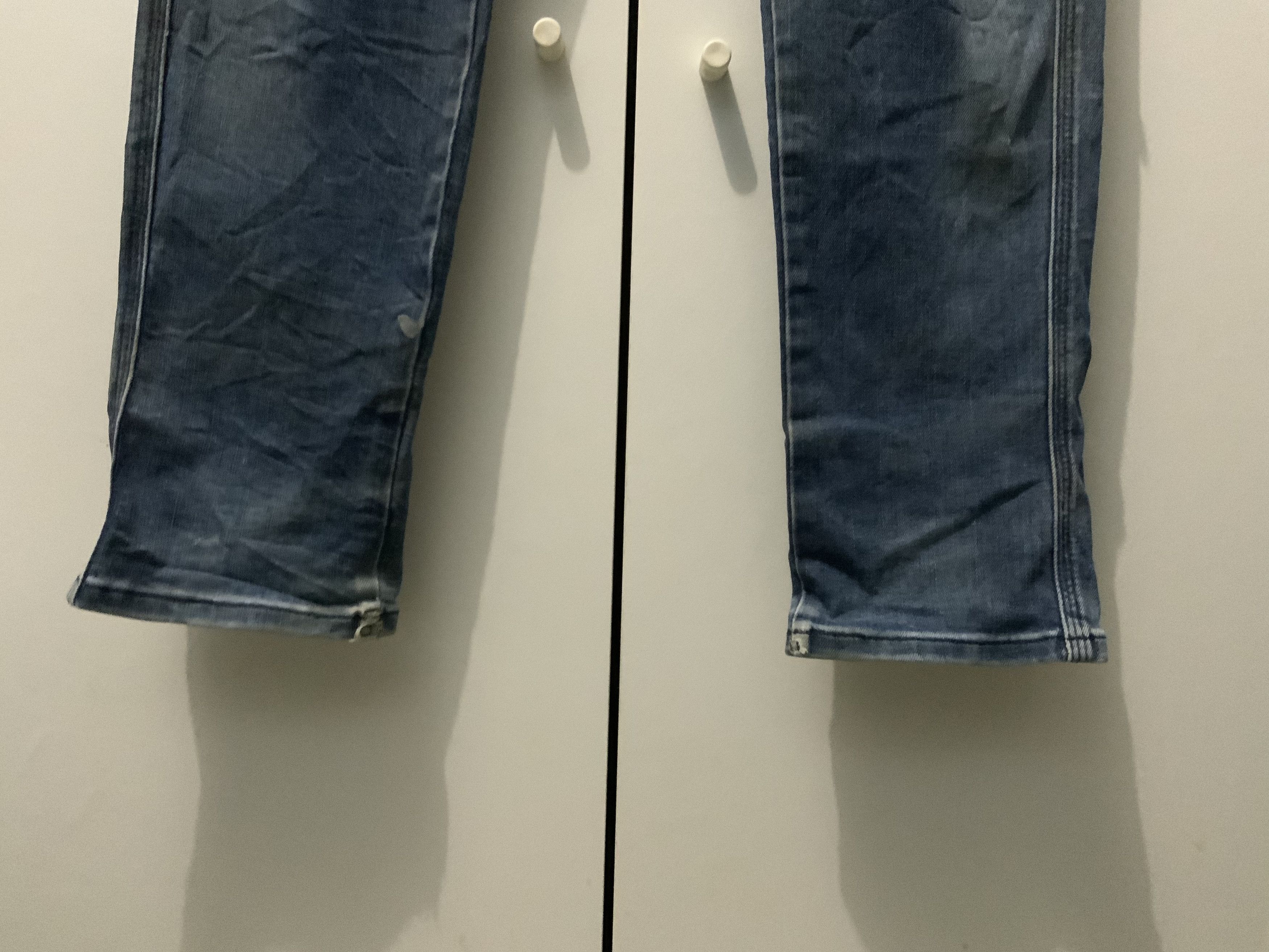 Edwin Edwin EDW Bush Pant Cargo Distressed Denim Jeans Size US 33 - 6 Thumbnail