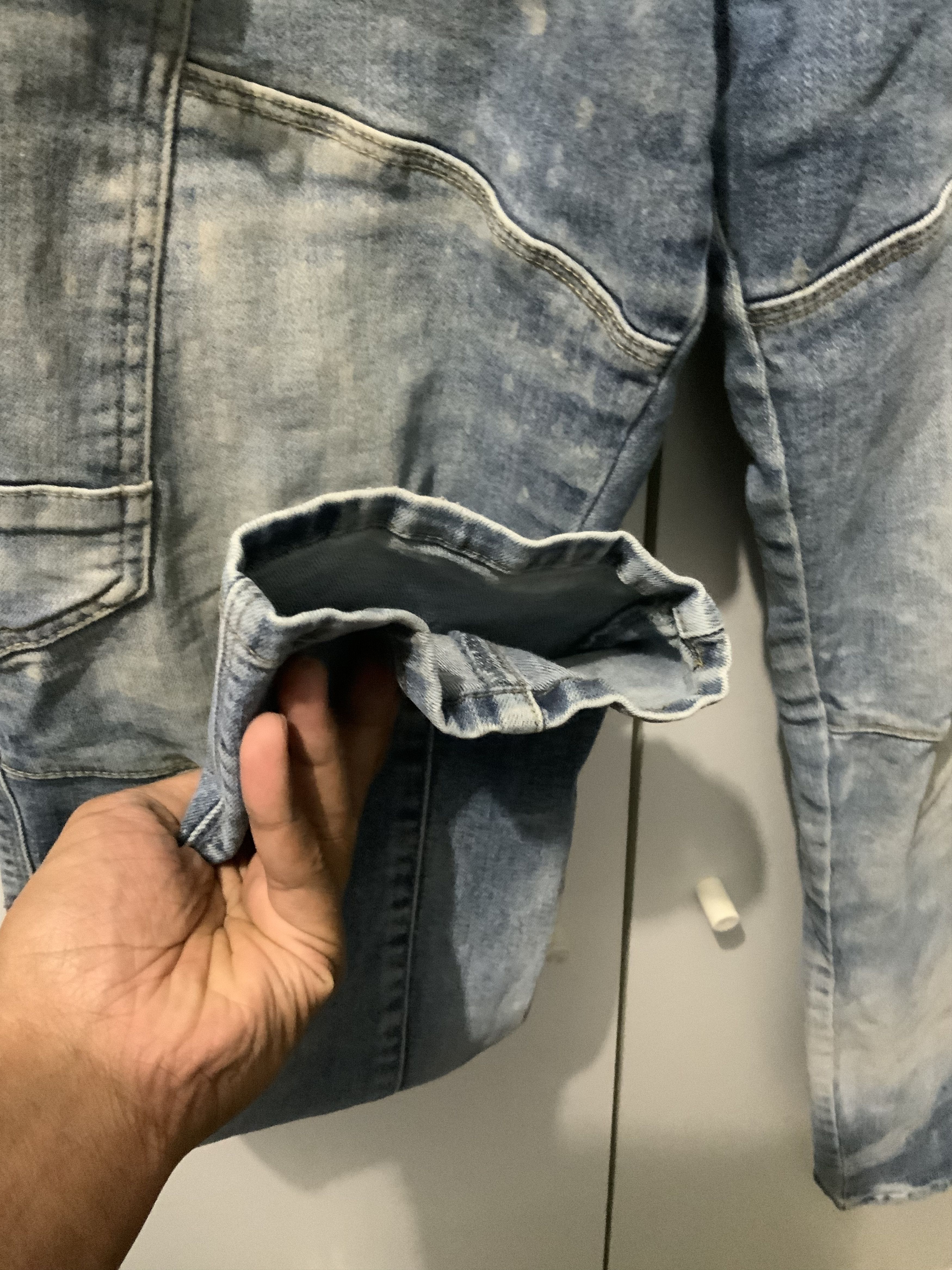 Japanese Brand × Seditionaries Burtle Multipocket Bondage Thrased Fade Cargo Jeans Size US 32 / EU 48 - 8 Thumbnail