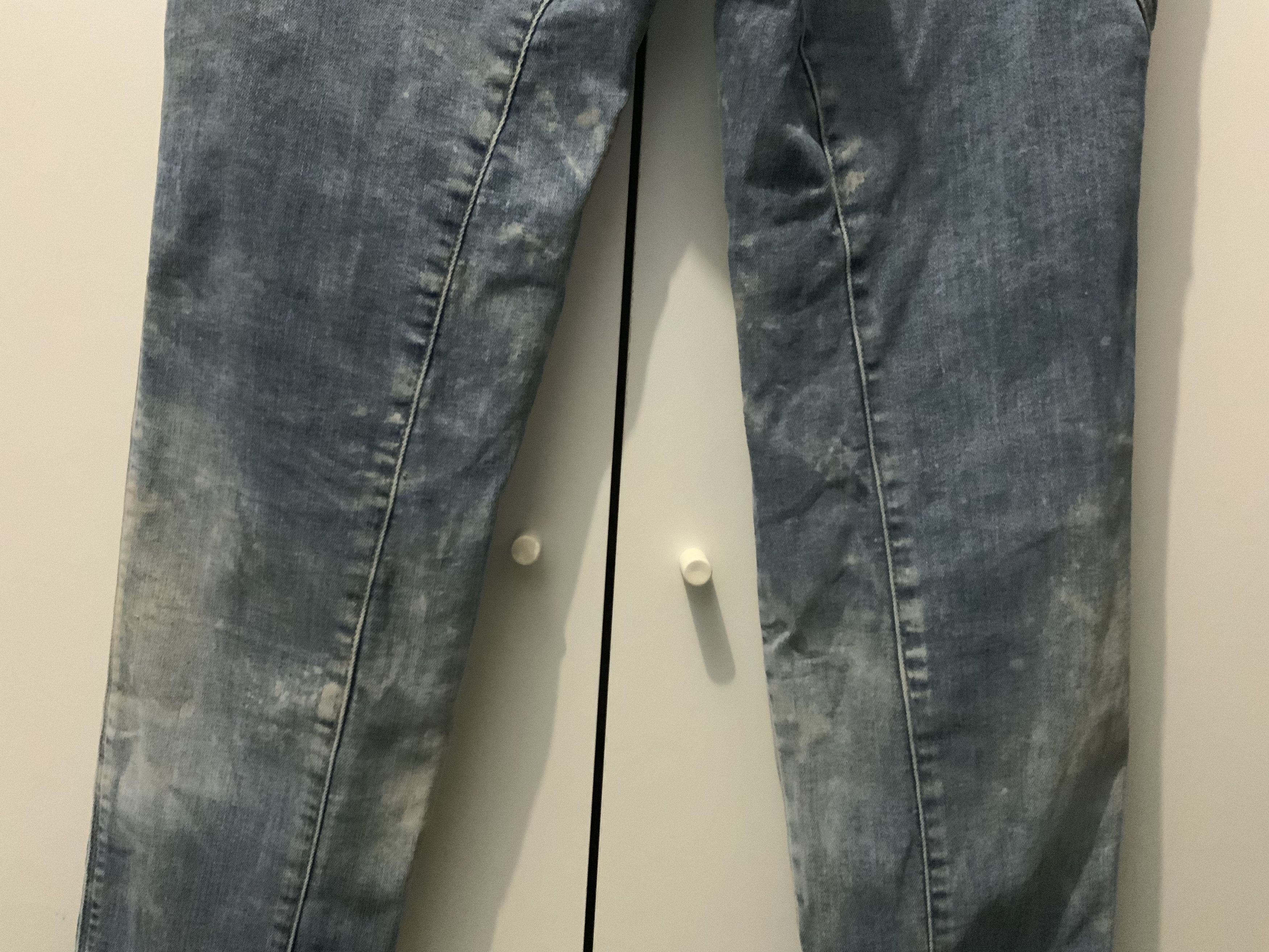 Japanese Brand × Seditionaries Burtle Multipocket Bondage Thrased Fade Cargo Jeans Size US 32 / EU 48 - 12 Thumbnail