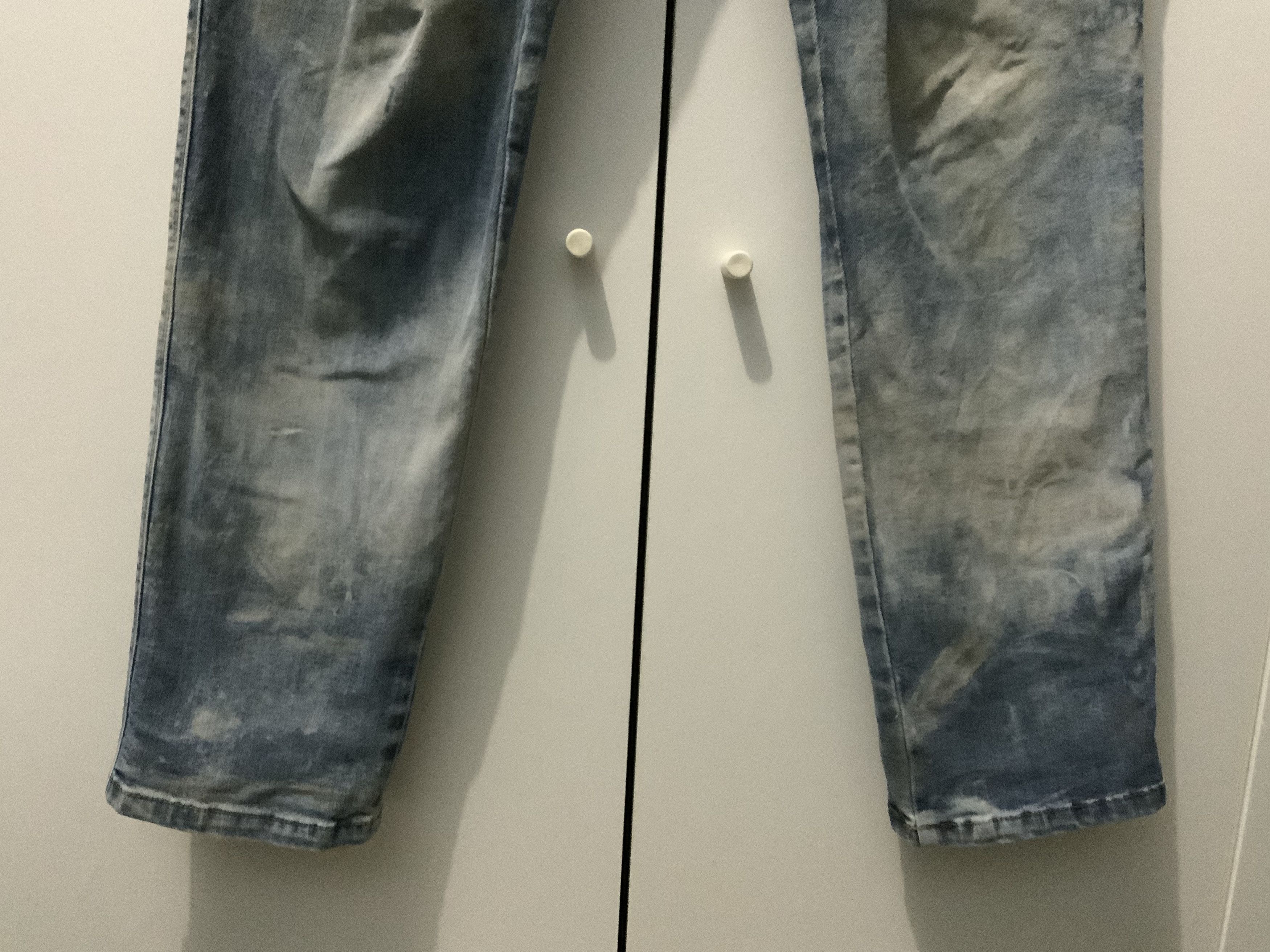 Japanese Brand × Seditionaries Burtle Multipocket Bondage Thrased Fade Cargo Jeans Size US 32 / EU 48 - 4 Thumbnail