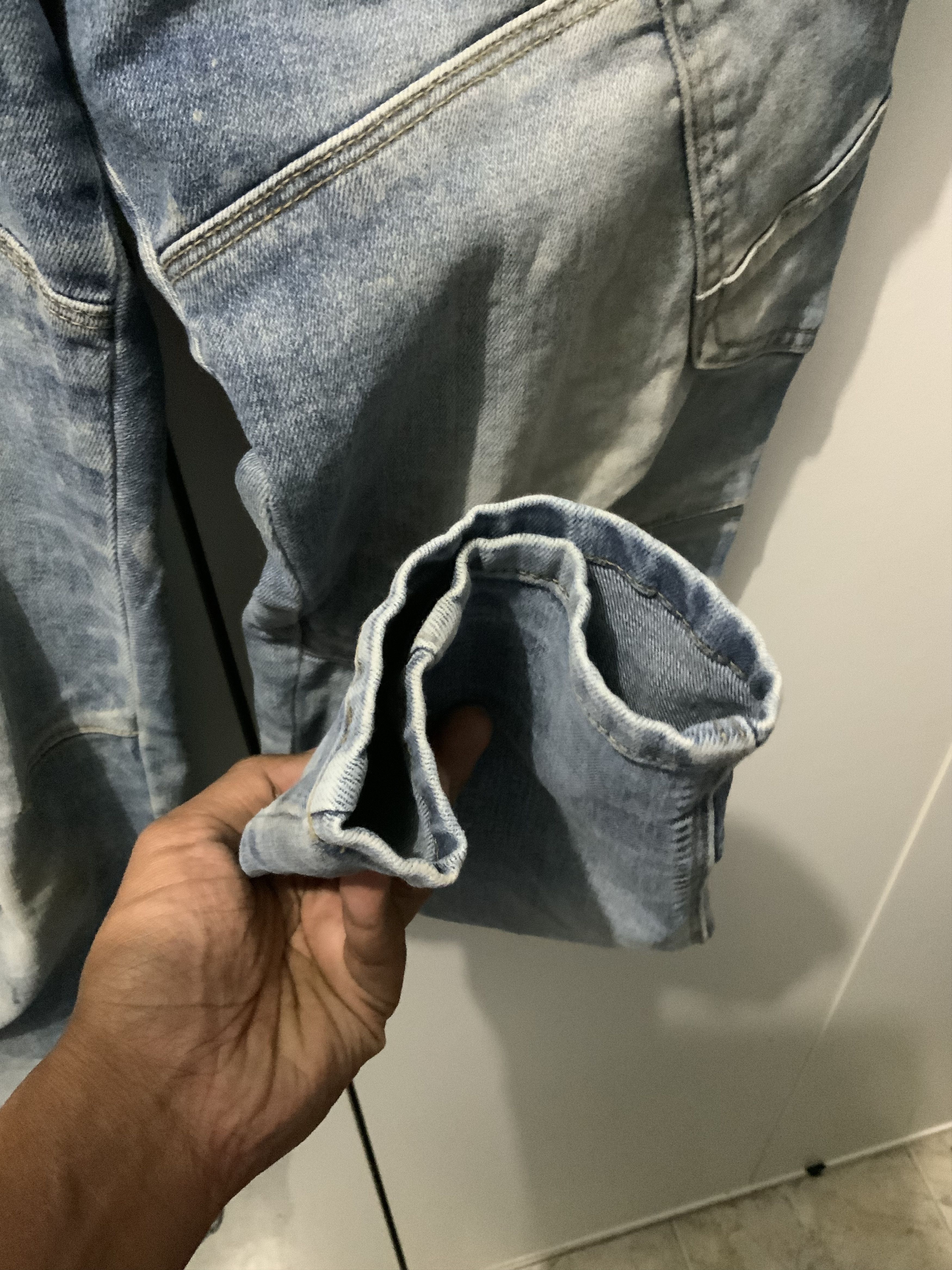 Japanese Brand × Seditionaries Burtle Multipocket Bondage Thrased Fade Cargo Jeans Size US 32 / EU 48 - 9 Thumbnail