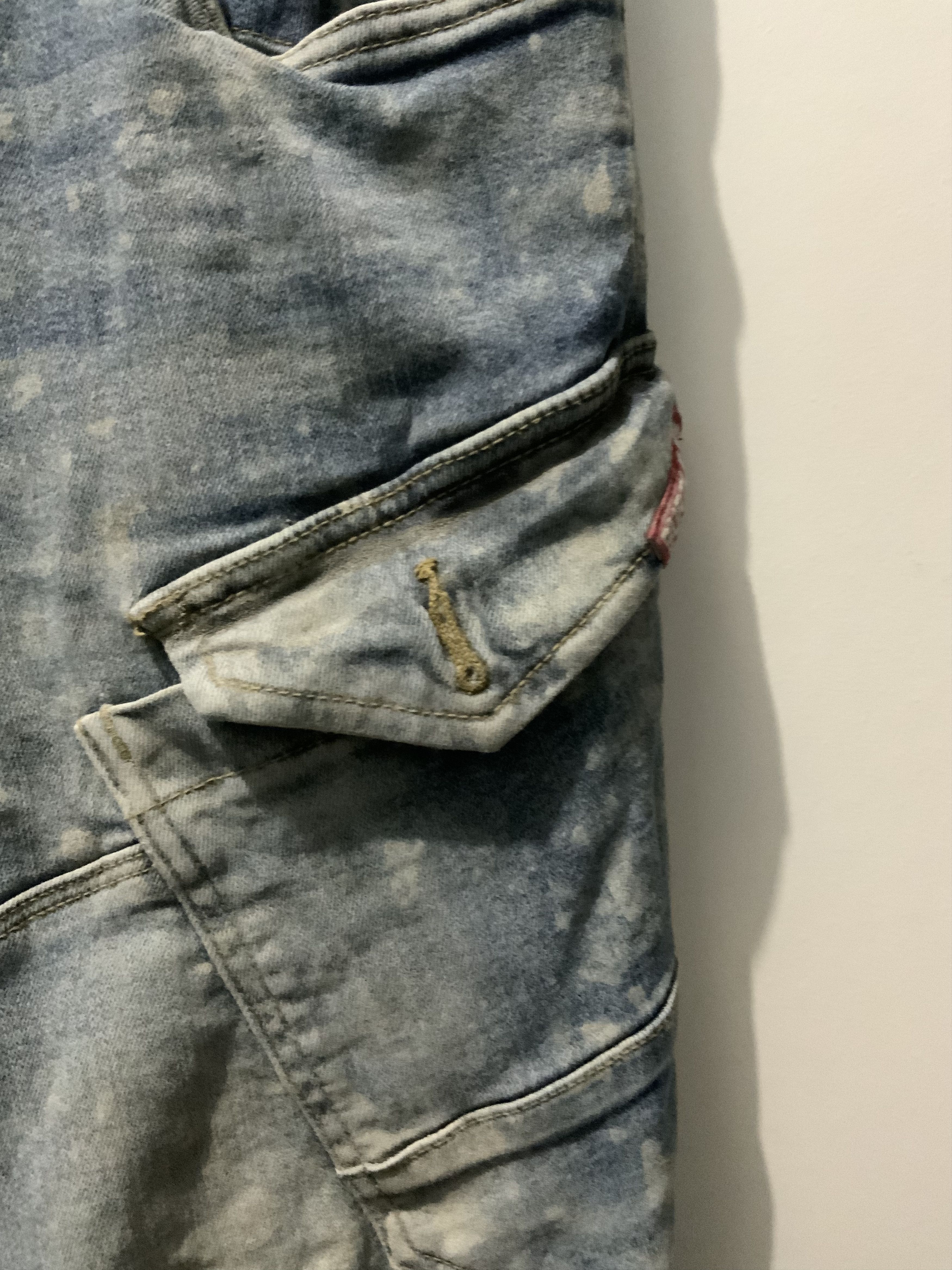 Japanese Brand × Seditionaries Burtle Multipocket Bondage Thrased Fade Cargo Jeans Size US 32 / EU 48 - 7 Thumbnail