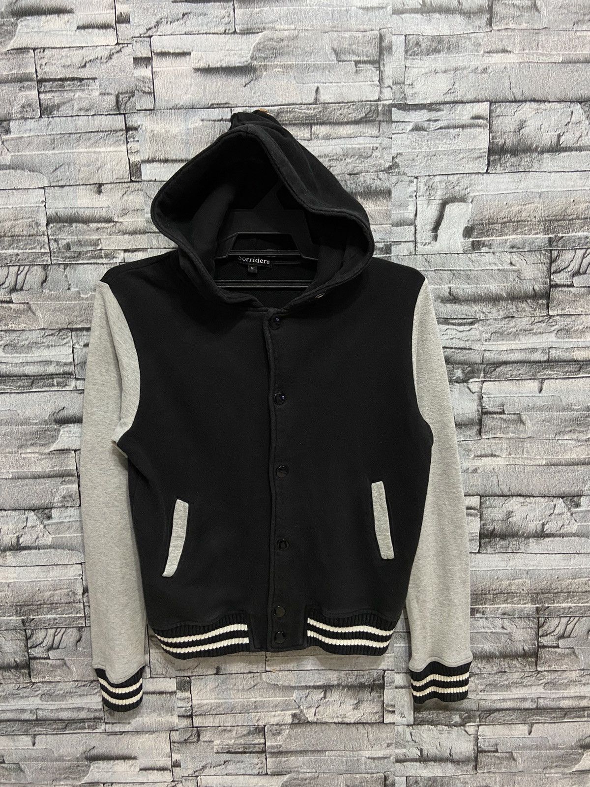 Japanese Brand Sorridered Varsity Jacket button hoodie size M fit S Size US S / EU 44-46 / 1 - 2 Thumbnail