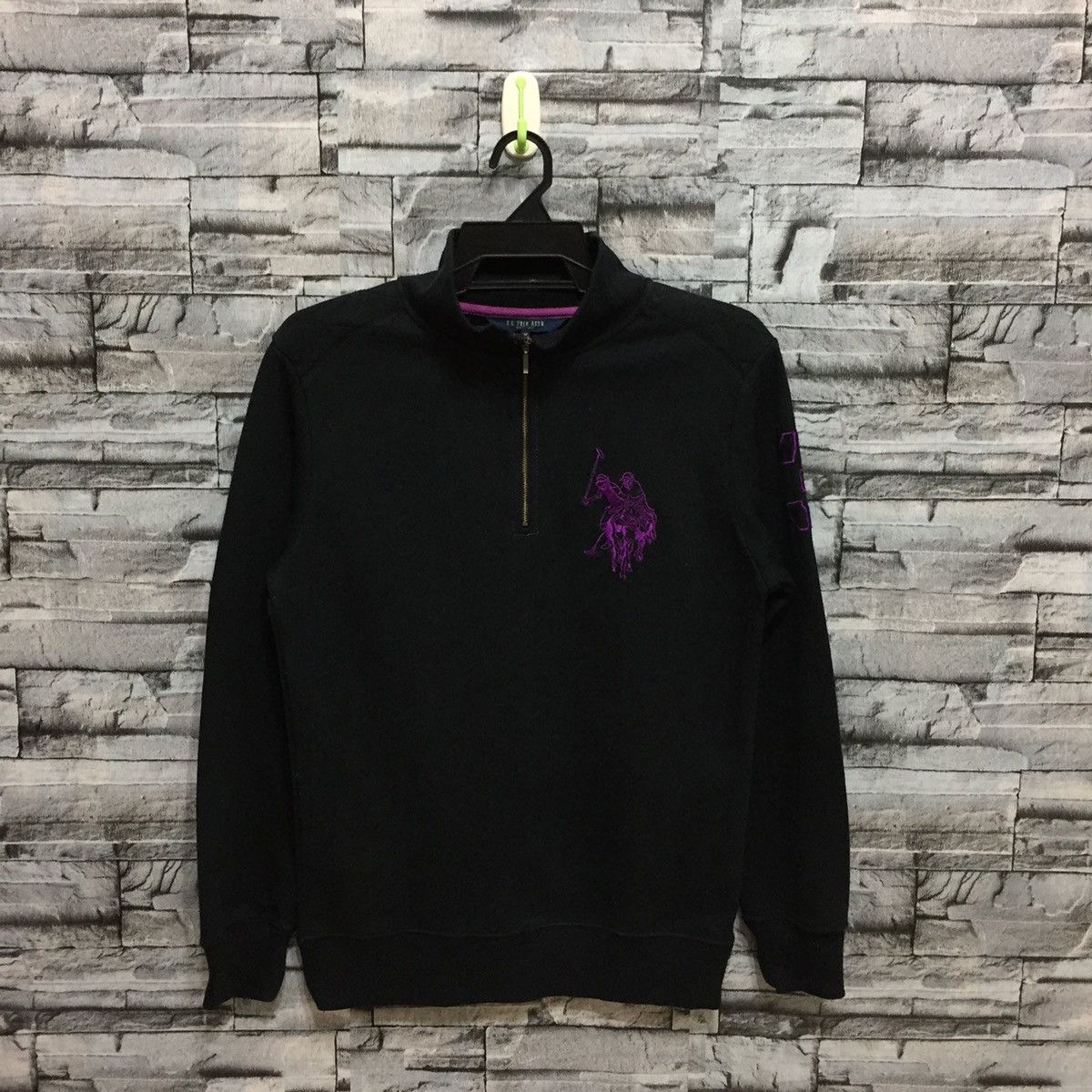 Japanese Brand Vintage U.S Polo Assn sweatshirt big logo embroidered fit M Size US M / EU 48-50 / 2 - 1 Thumbnail