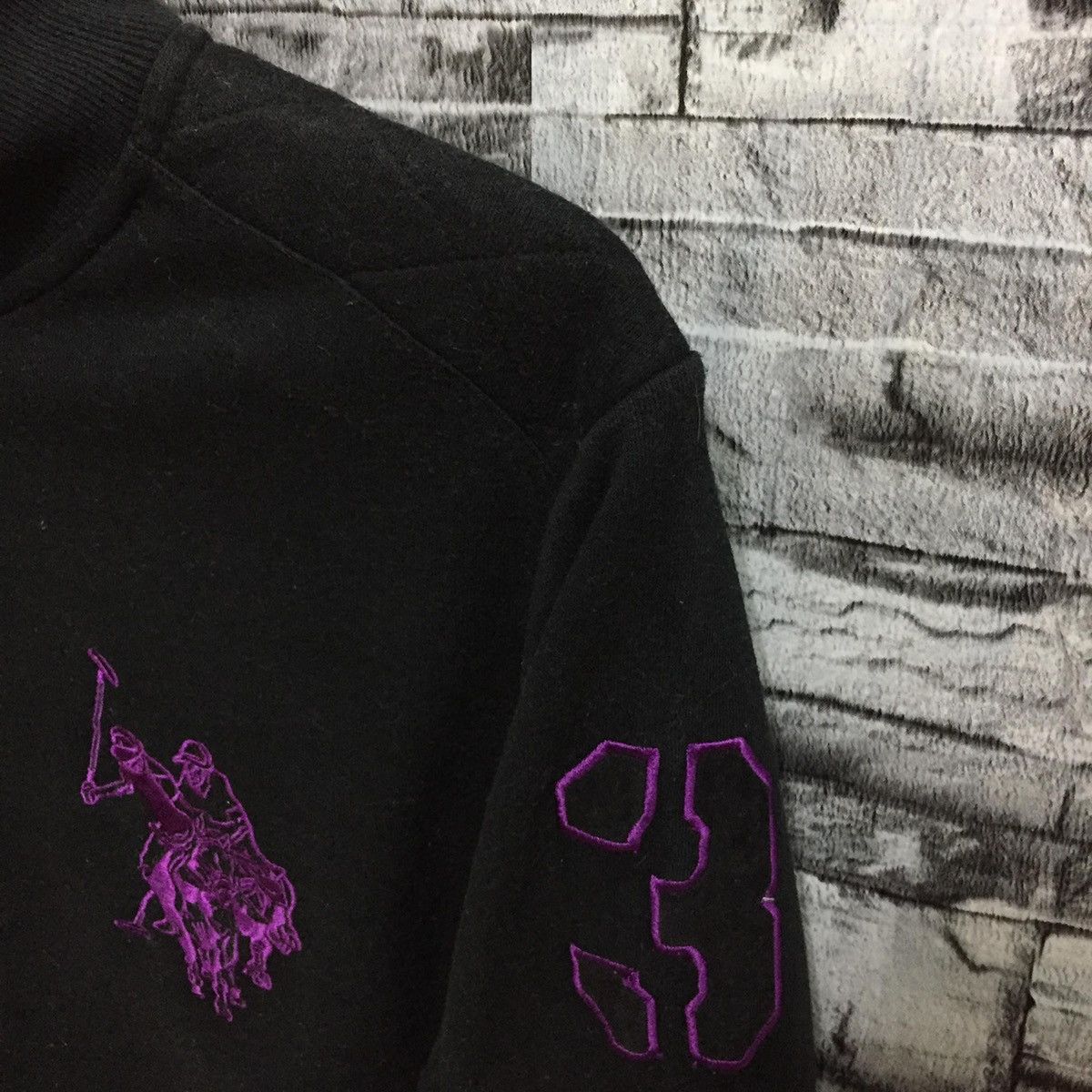 Japanese Brand Vintage U.S Polo Assn sweatshirt big logo embroidered fit M Size US M / EU 48-50 / 2 - 6 Thumbnail