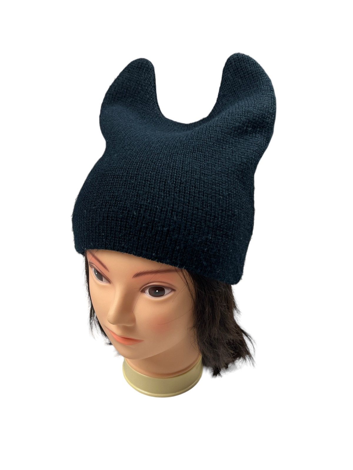 Japanese Brand Vintage Wool Devils Horn Beanie Size ONE SIZE - 1 Thumbnail