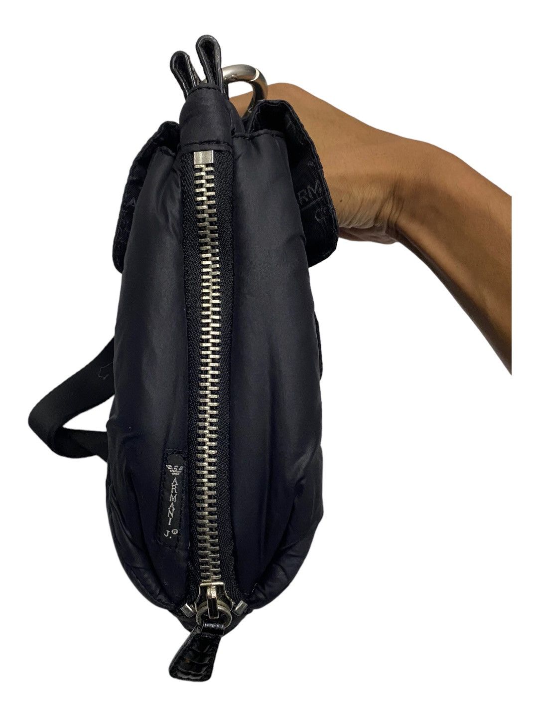 Armani 🔥ARMANI JEANS MULTI POCKET ZIPPER PUFFER SLING BAG Size ONE SIZE - 7 Thumbnail