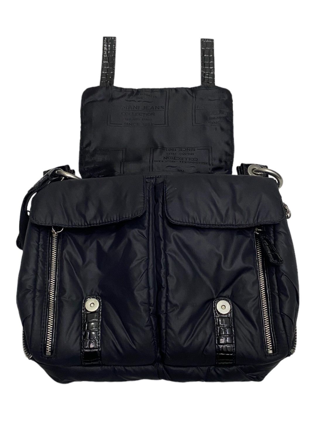 Armani 🔥ARMANI JEANS MULTI POCKET ZIPPER PUFFER SLING BAG Size ONE SIZE - 3 Thumbnail