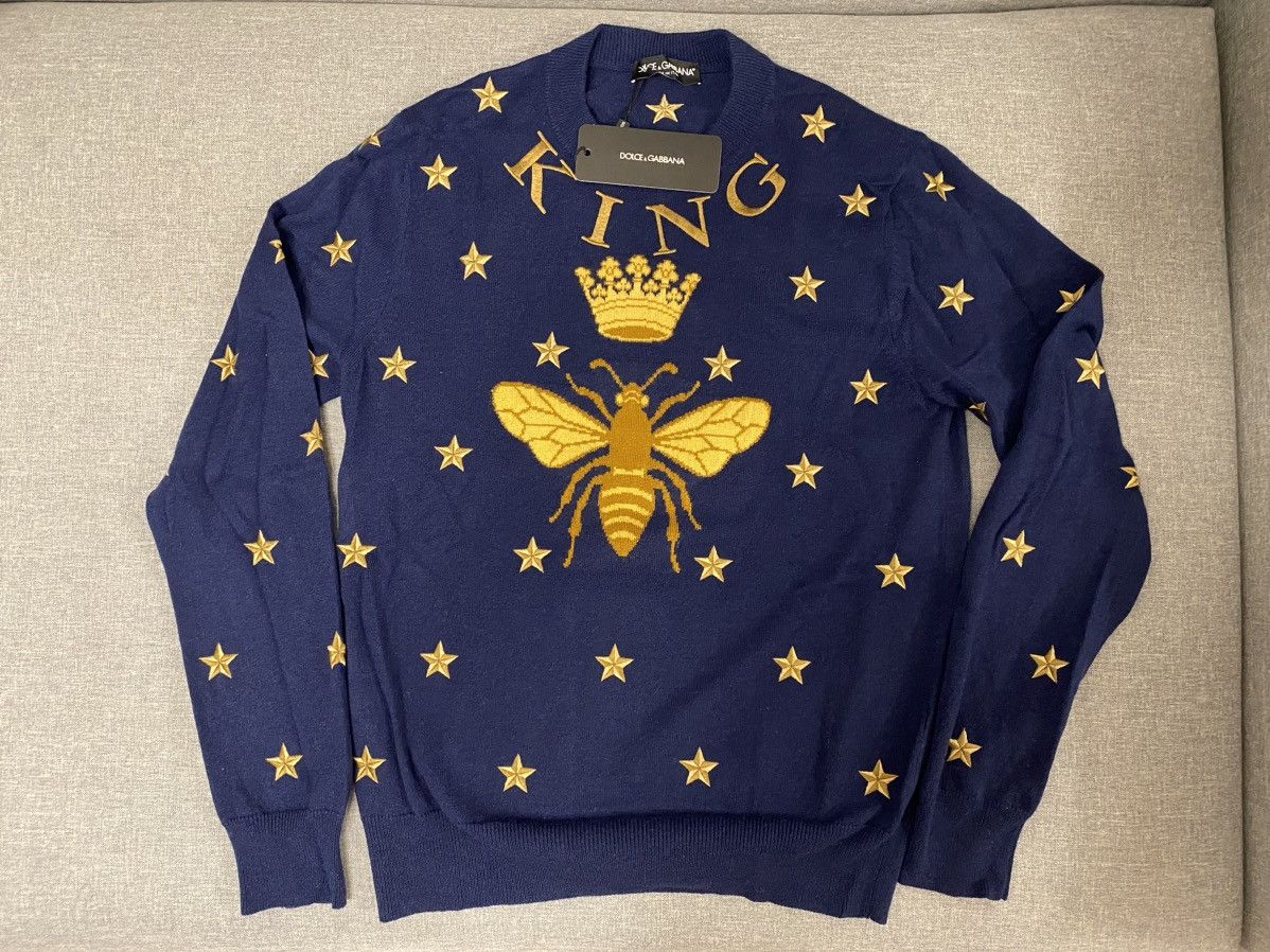 Dolce & Gabbana Dolce & Gabbana navy cashmere sweater 46 Size US S / EU 44-46 / 1 - 2 Thumbnail