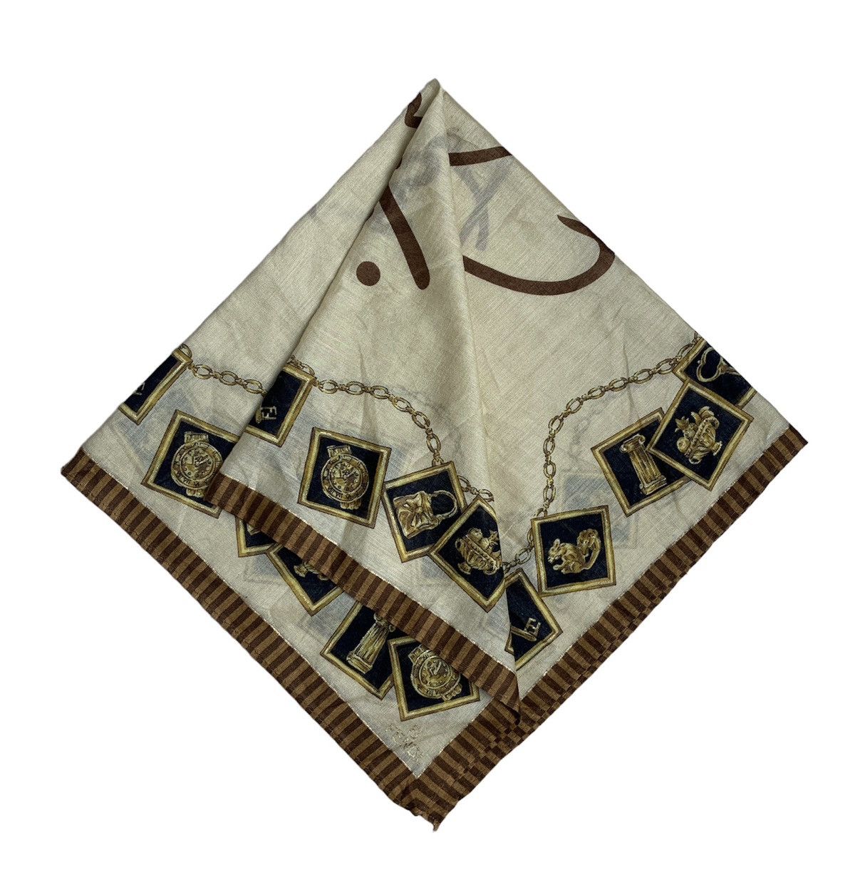 Designer Fendi Handkerchief Pocketsquares Size ONE SIZE - 2 Thumbnail