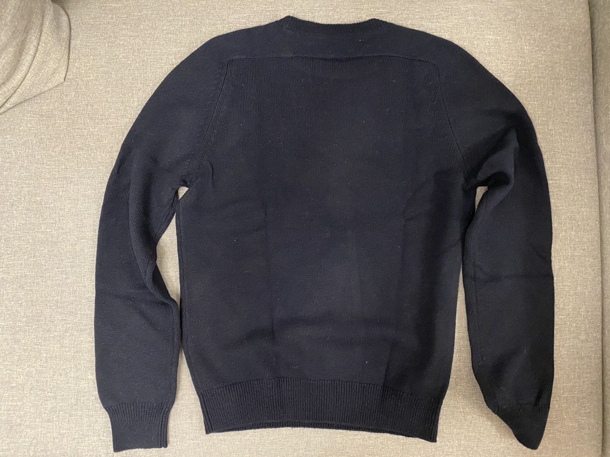 Saint Laurent Paris Saint Laurent navy cashmere logo sweater S Size US S / EU 44-46 / 1 - 3 Thumbnail