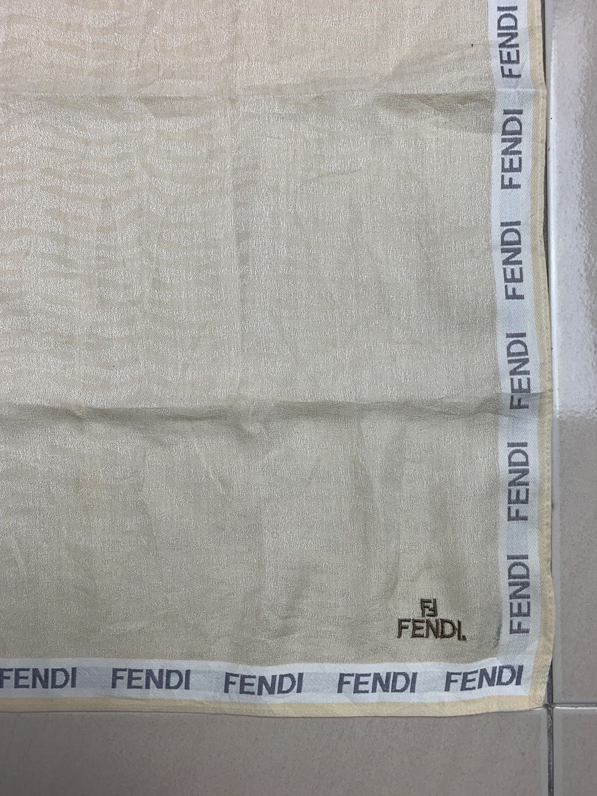 Designer Fendi Handkerchief Pocketsquares Size ONE SIZE - 4 Thumbnail