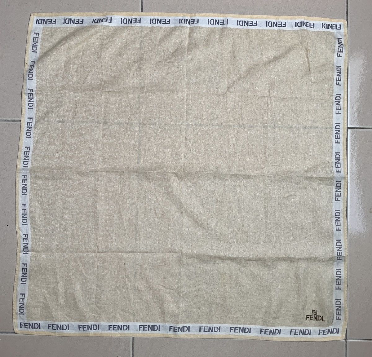 Designer Fendi Handkerchief Pocketsquares Size ONE SIZE - 3 Thumbnail