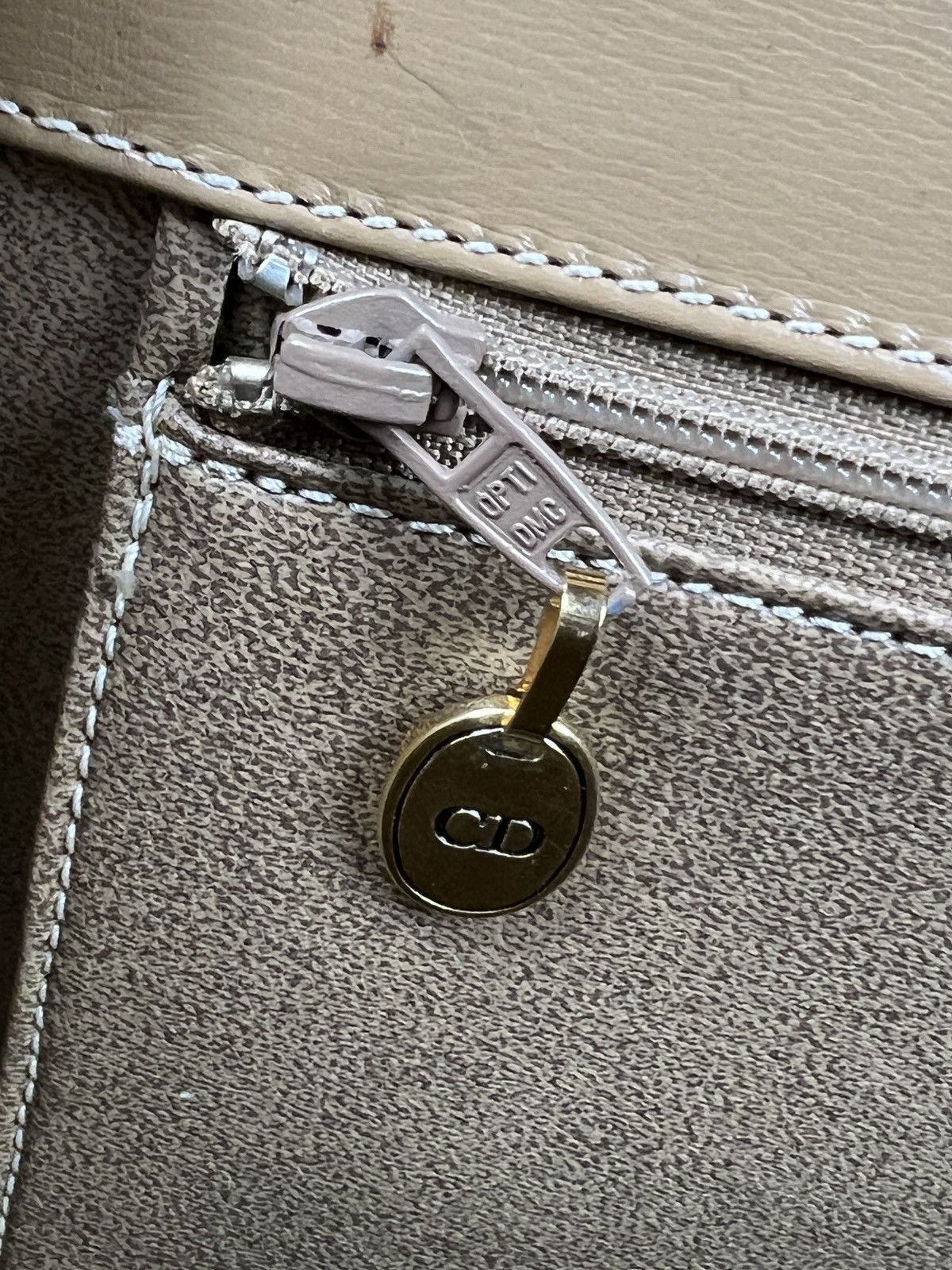 Vintage Christian Dior Leather Handbag