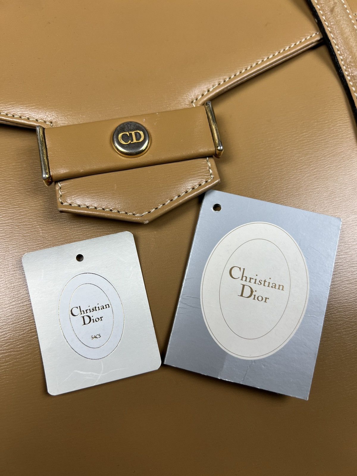 Vintage Christian Dior Leather Handbag
