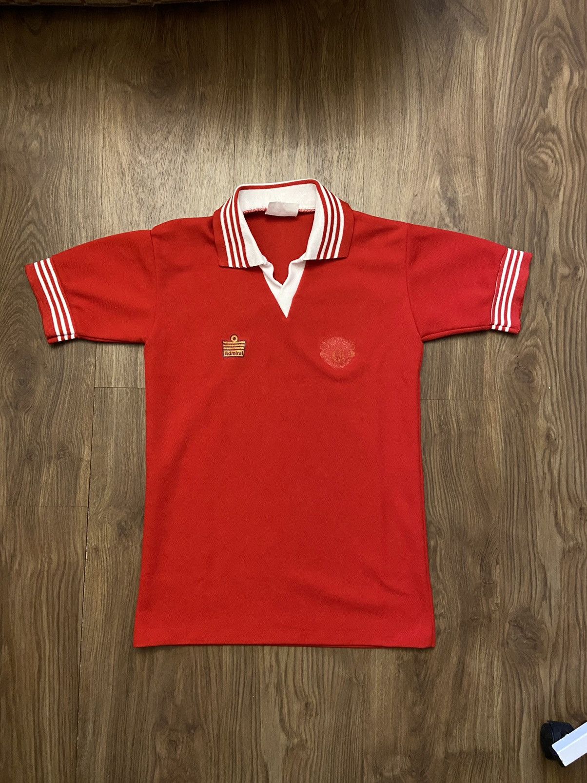 1975/76 Manchester United home Soccer Vintage Admiral