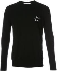 Givenchy Givenchy black star logo cashmere sweater S Size US S / EU 44-46 / 1 - 1 Thumbnail