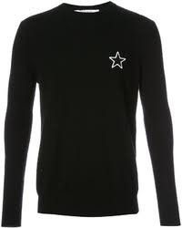 Givenchy leather star online sweater