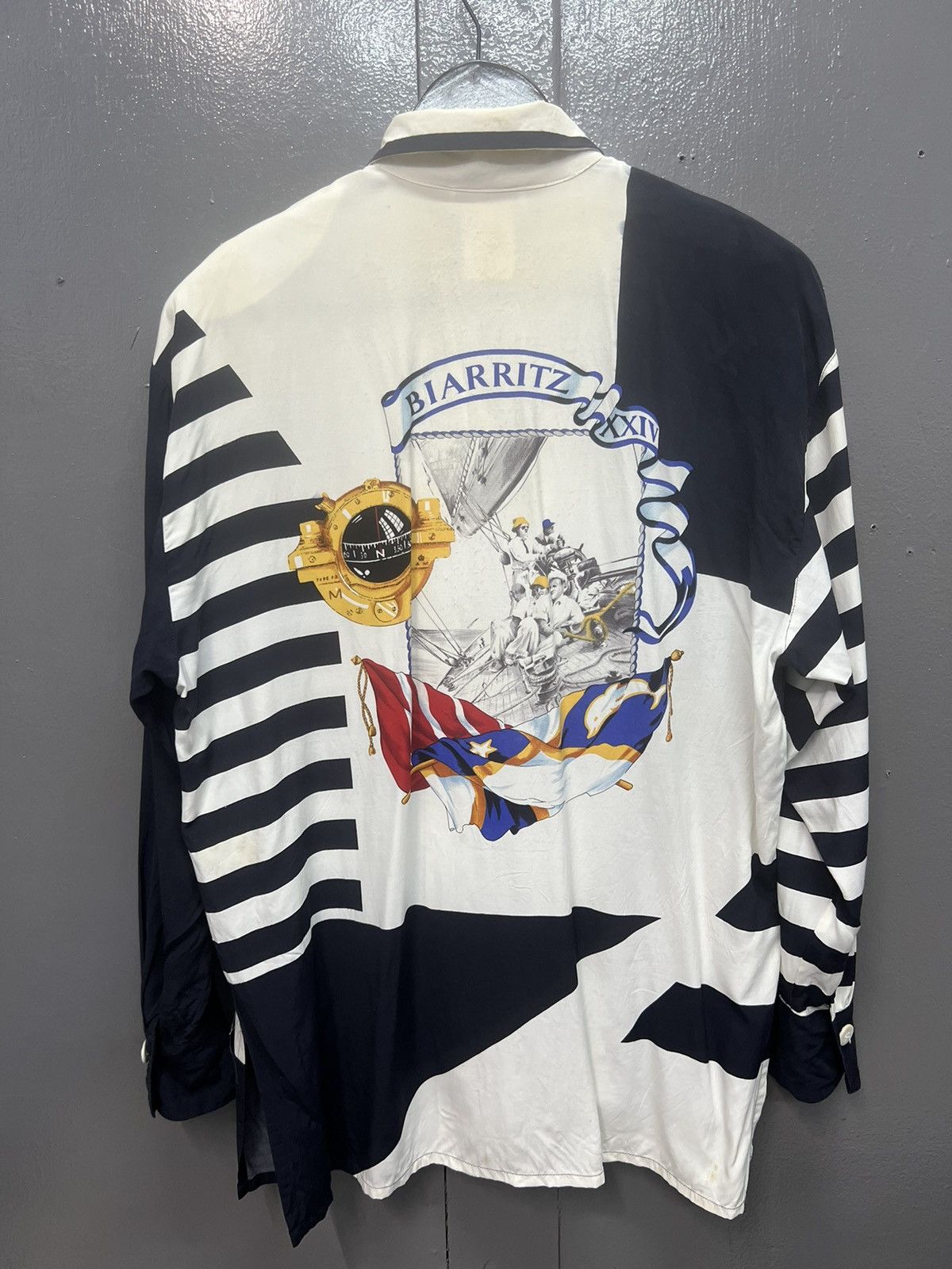 Vintage APRIORISETTE SATIN SHIRT Size US M / EU 48-50 / 2 - 1 Thumbnail