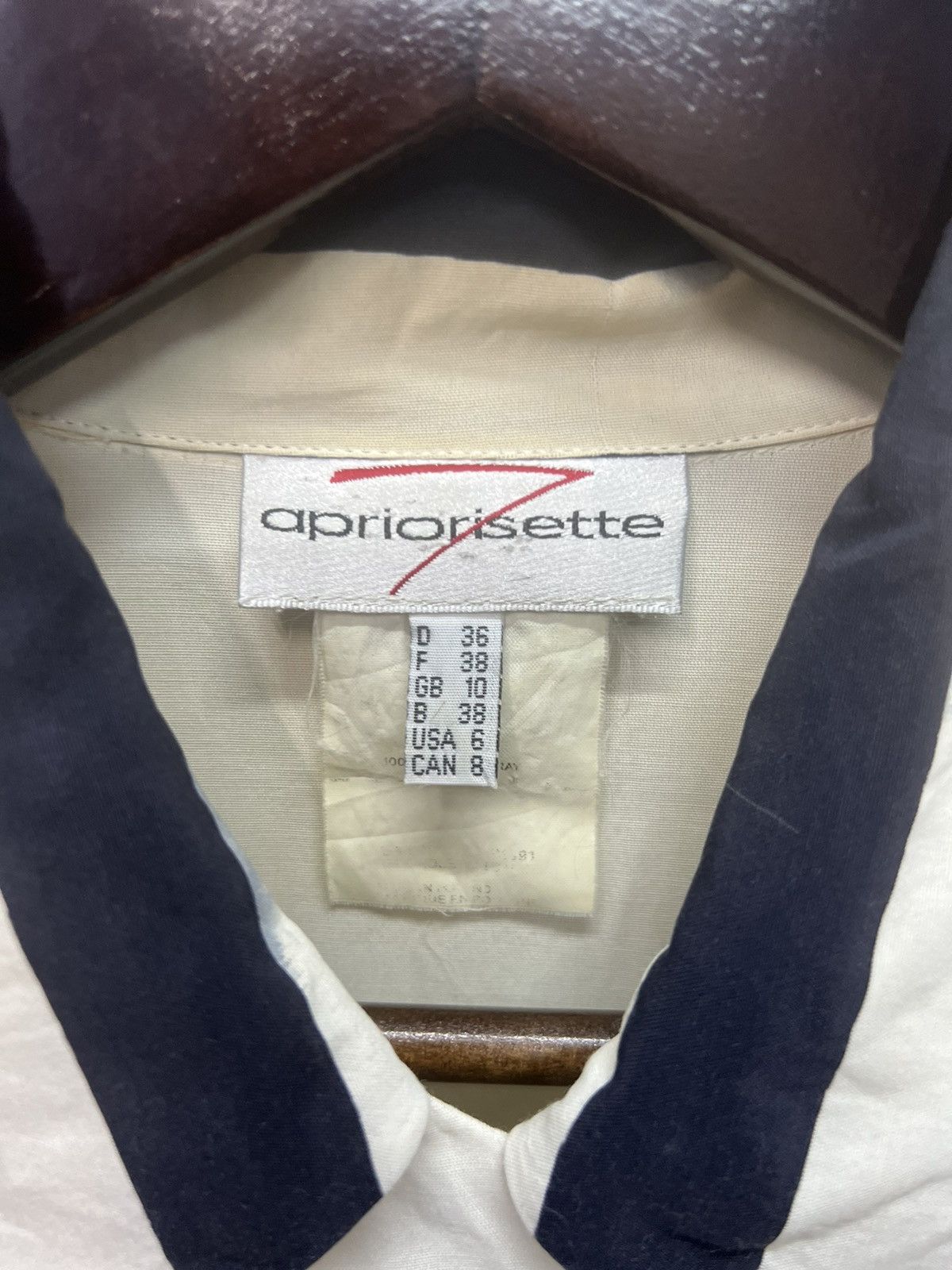 Vintage APRIORISETTE SATIN SHIRT Size US M / EU 48-50 / 2 - 3 Thumbnail