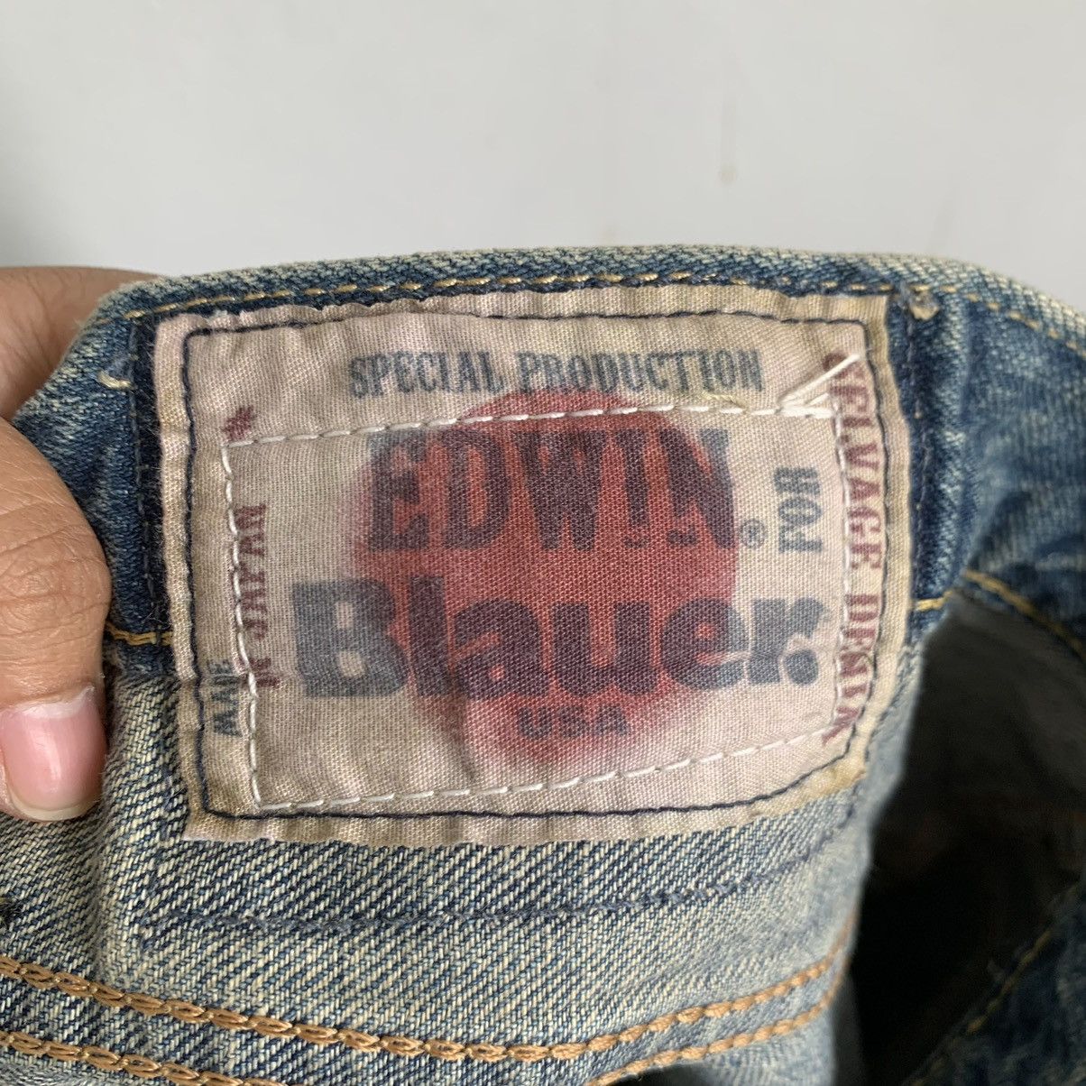 Kapital Rare Edwin For Blauer Selvedge Distressed Denim Jeans Mix7 Size US 34 / EU 50 - 13 Thumbnail
