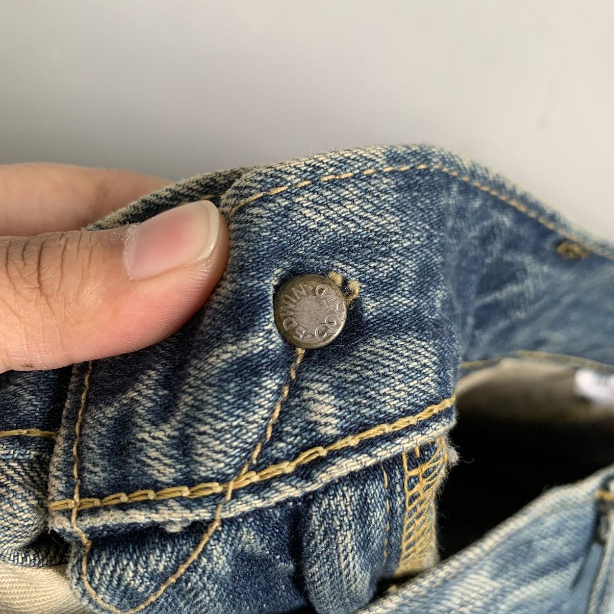 Kapital Rare Edwin For Blauer Selvedge Distressed Denim Jeans Mix7 Size US 34 / EU 50 - 11 Thumbnail