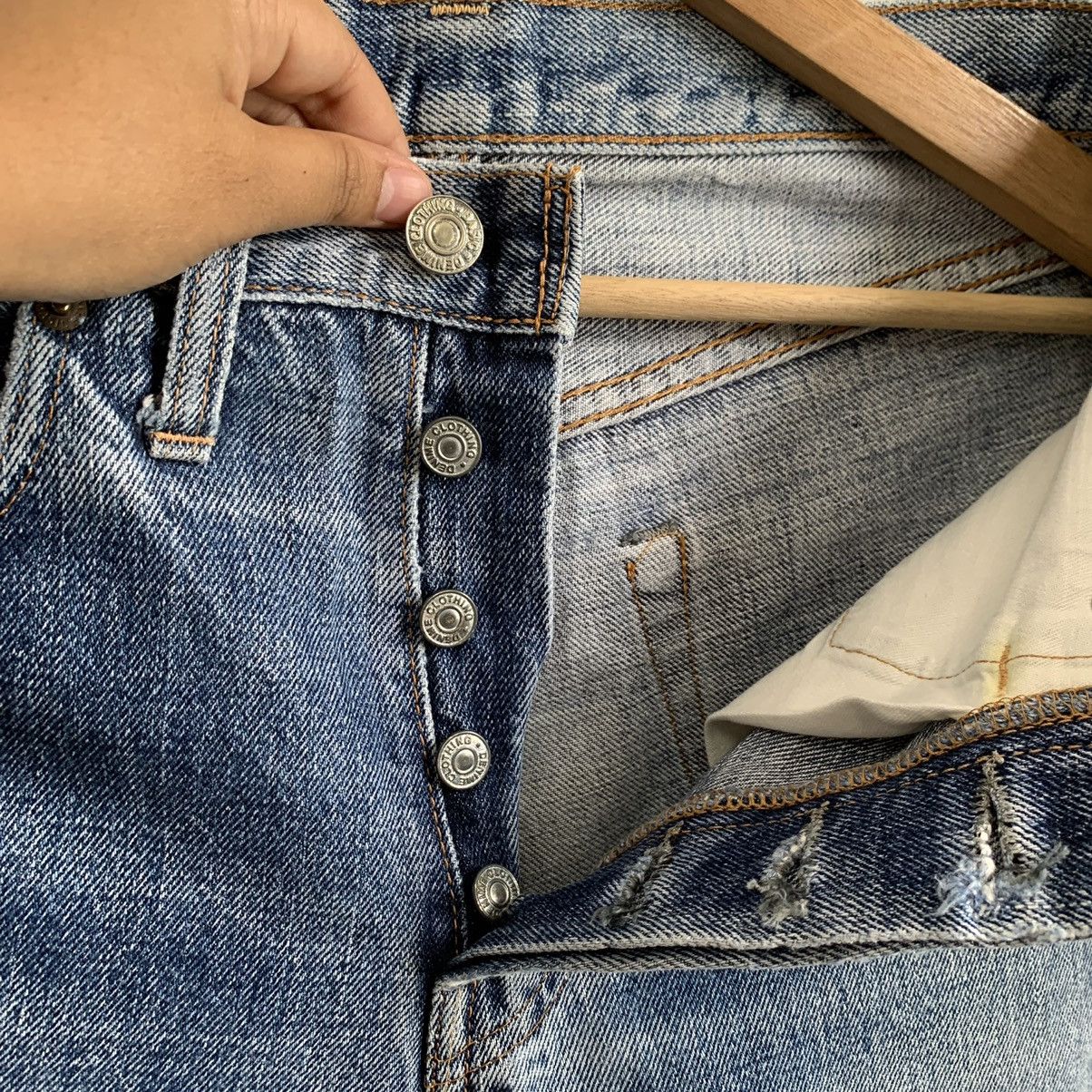 Denime Denime Boro Selvedge Distressed Denim Jeans Size US 29 - 6 Thumbnail