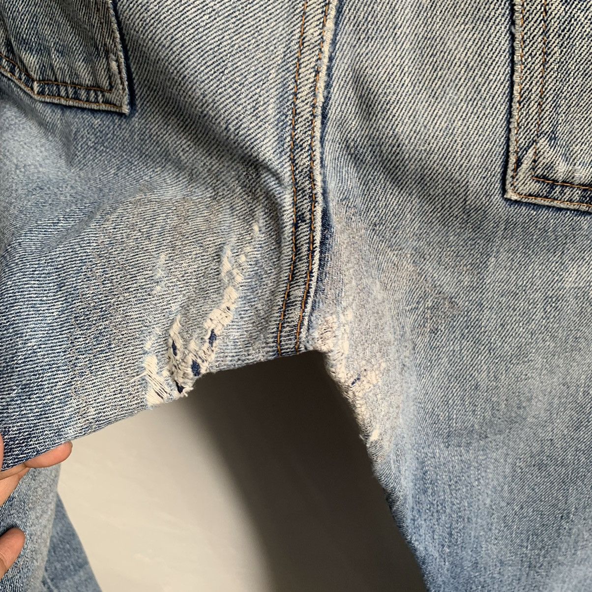 Denime Denime Boro Selvedge Distressed Denim Jeans Size US 29 - 10 Thumbnail