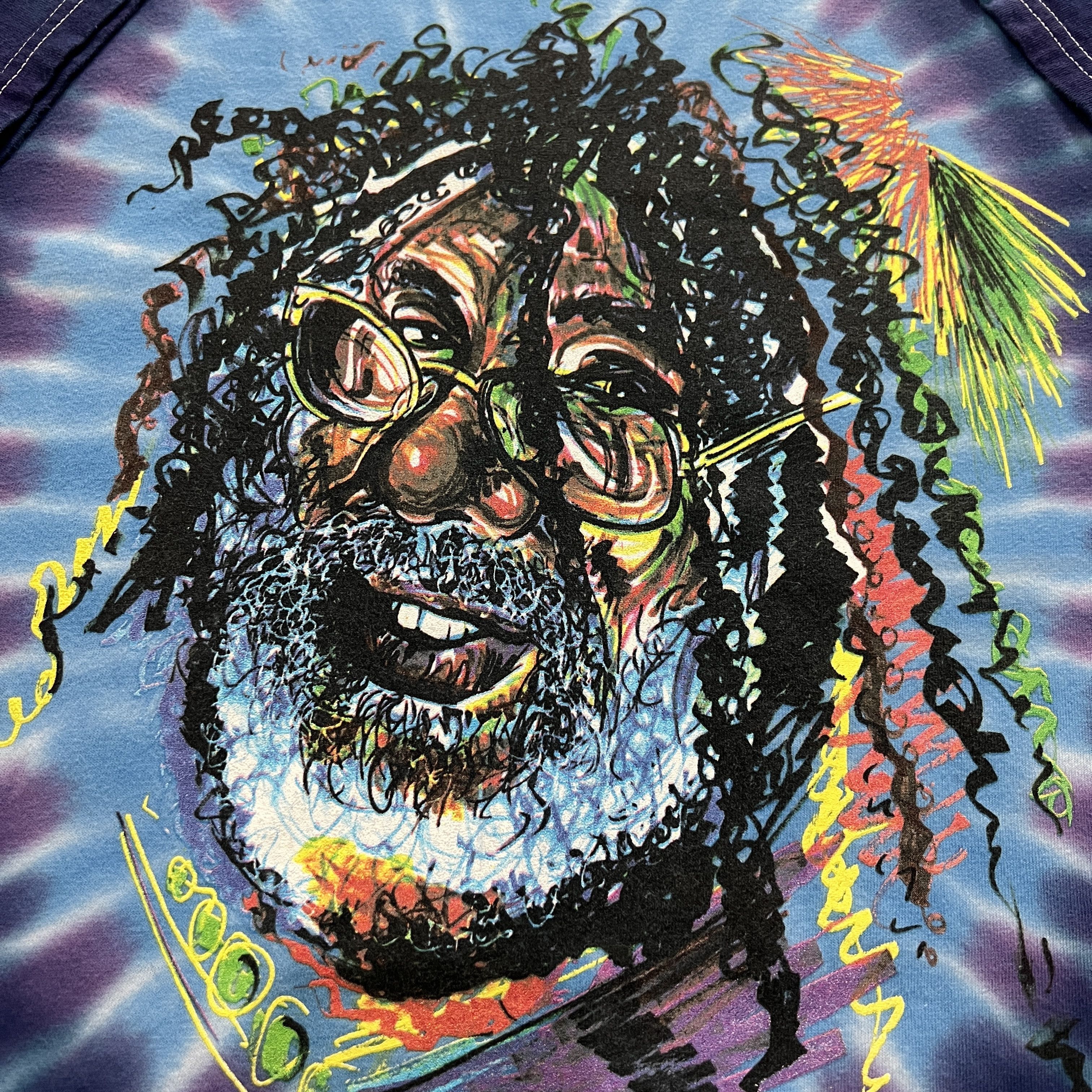 Band Tees × Vintage Vintage Y2K George Clinton Parliament Funkadelic P Funk Tee Size US L / EU 52-54 / 3 - 4 Thumbnail