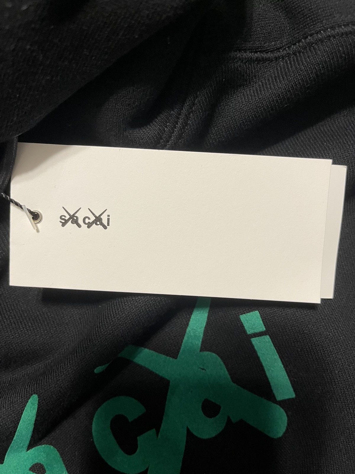 Kaws Sacai x Kaws collaboration logo hoodie Size US L / EU 52-54 / 3 - 5 Thumbnail