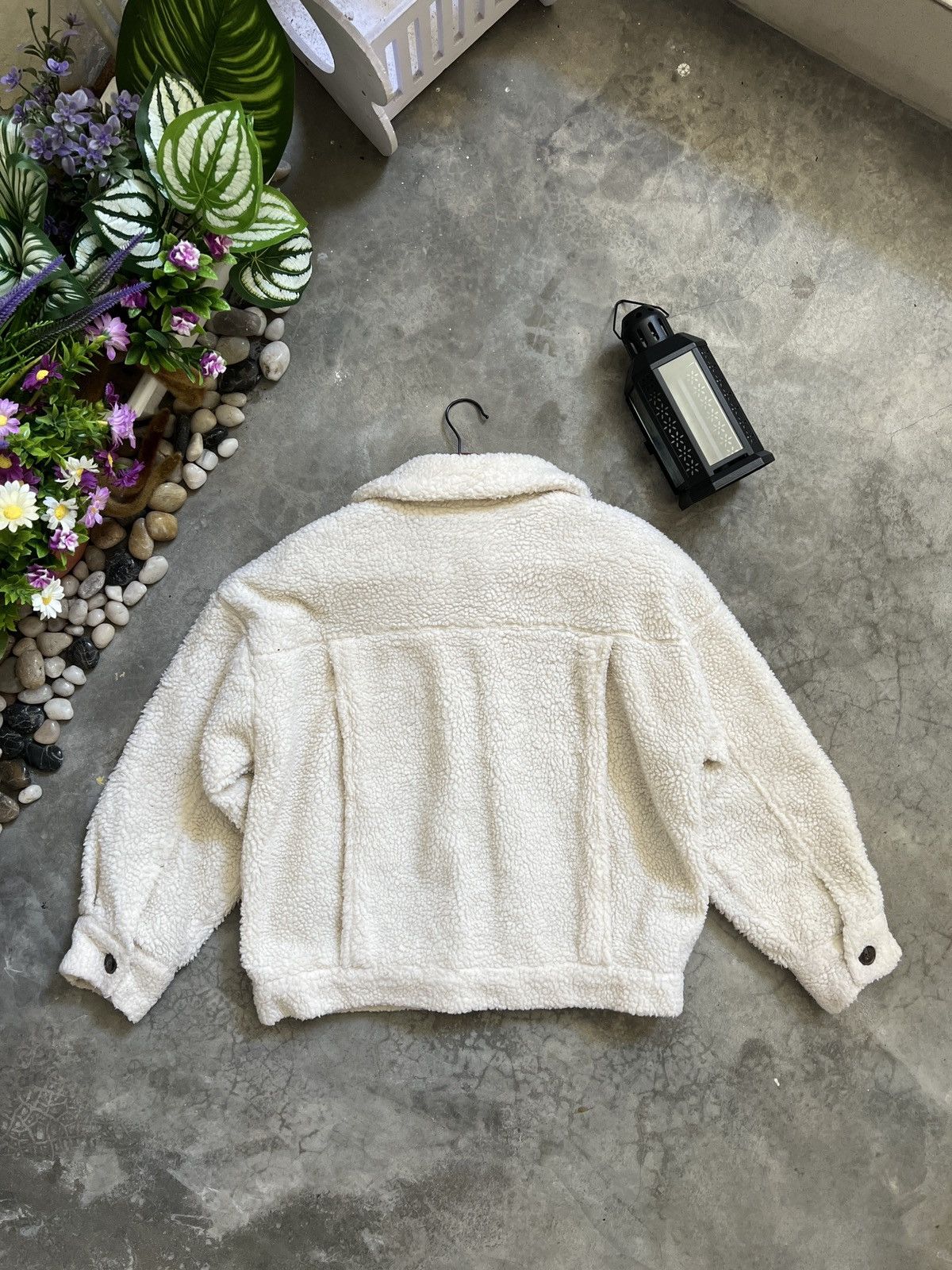Japanese Brand × Vintage 🔥 VINTAGE 🔥 Japanese Deep Sherpa Quilted Button Jacket Size US M / EU 48-50 / 2 - 9 Thumbnail