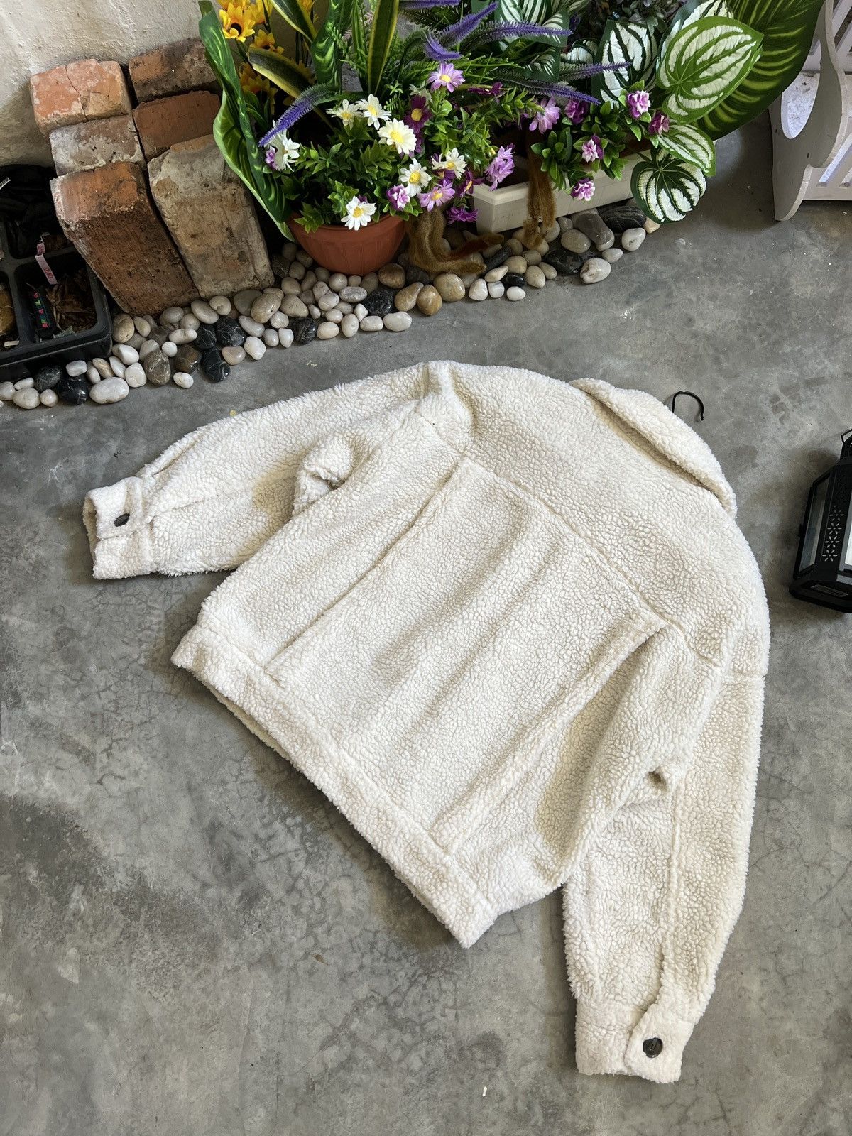 Japanese Brand × Vintage 🔥 VINTAGE 🔥 Japanese Deep Sherpa Quilted Button Jacket Size US M / EU 48-50 / 2 - 12 Thumbnail