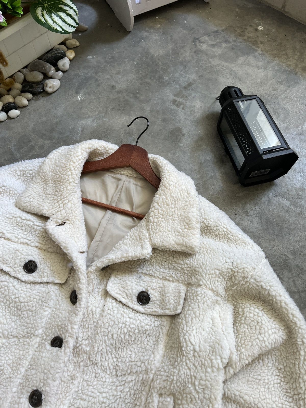 Japanese Brand × Vintage 🔥 VINTAGE 🔥 Japanese Deep Sherpa Quilted Button Jacket Size US M / EU 48-50 / 2 - 13 Thumbnail