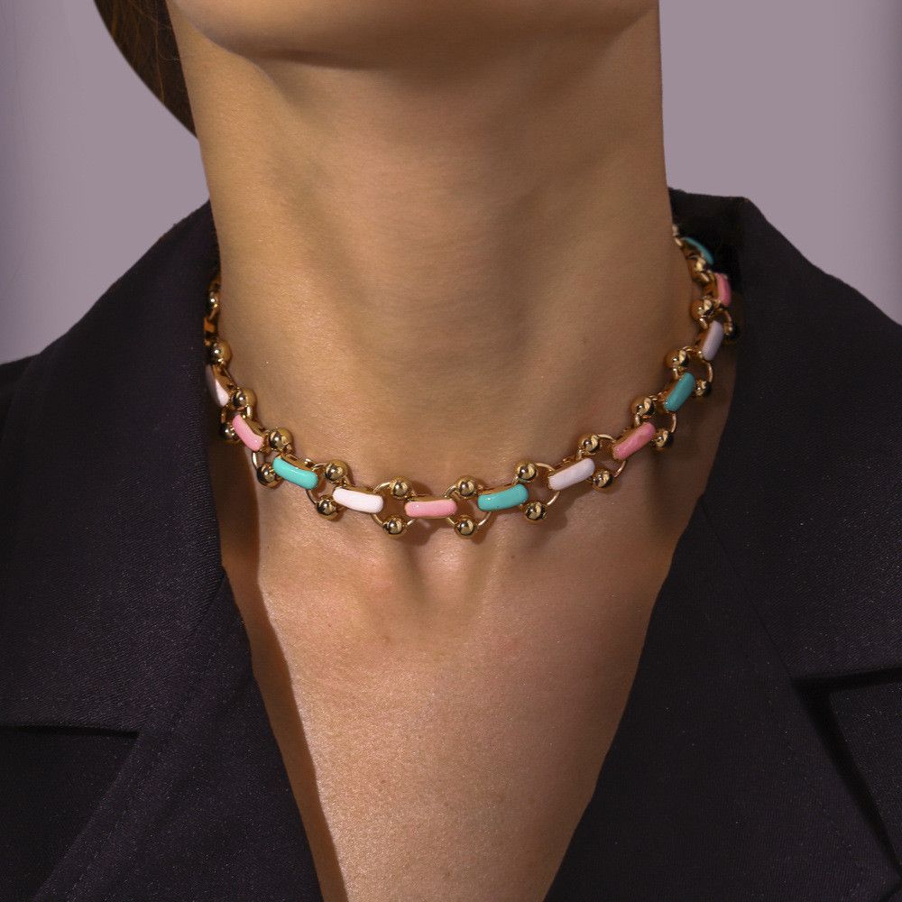Jewelry Rainbow Chain Necklace Size ONE SIZE - 4 Thumbnail