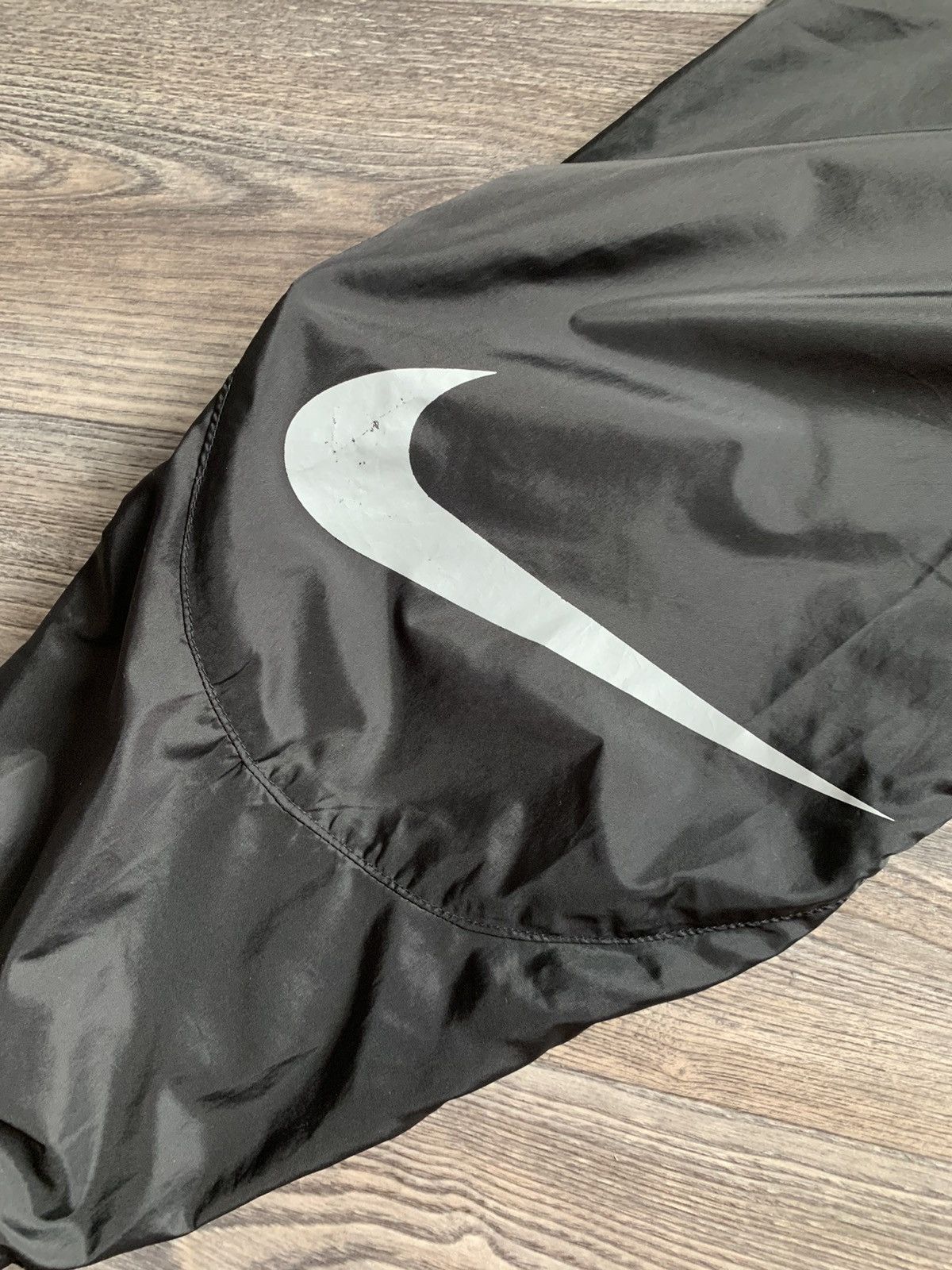 Nike × Vintage NIKE DRILL VINTAGE BIG SWOOSH NYLON PANTS 90’S Size US 32 / EU 48 - 11 Thumbnail