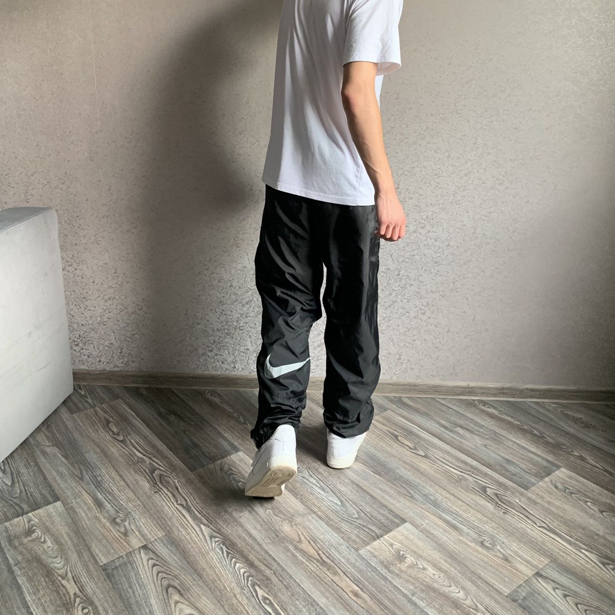 Nike × Vintage NIKE DRILL VINTAGE BIG SWOOSH NYLON PANTS 90’S Size US 32 / EU 48 - 7 Thumbnail