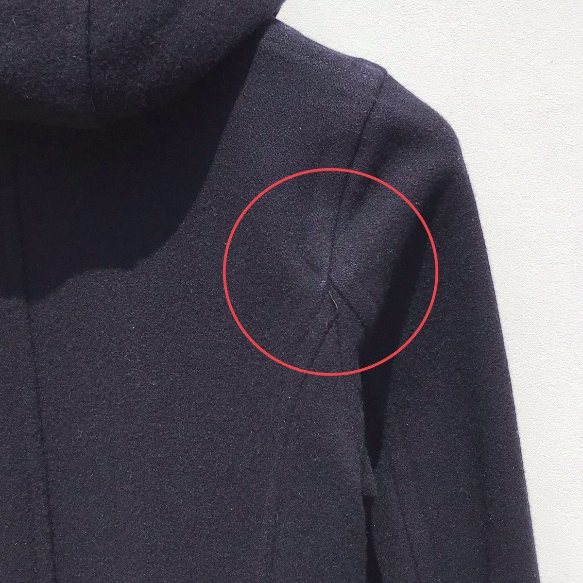 Issey Miyake Sunaokuwahara Issey Miyake Hoodie Jacket Wool Size S / US 4 / IT 40 - 14 Thumbnail