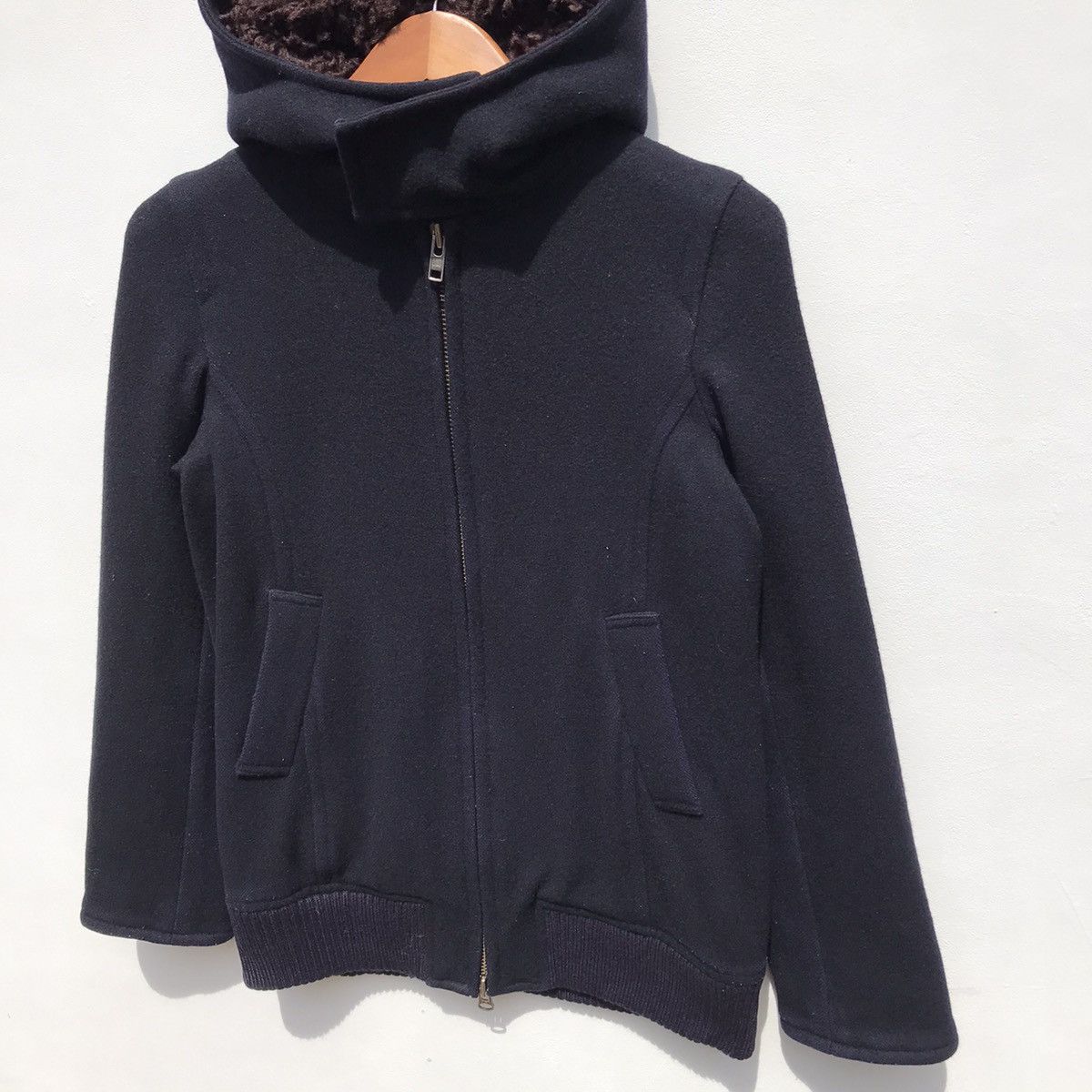 Issey Miyake Sunaokuwahara Issey Miyake Hoodie Jacket Wool Size S / US 4 / IT 40 - 5 Thumbnail