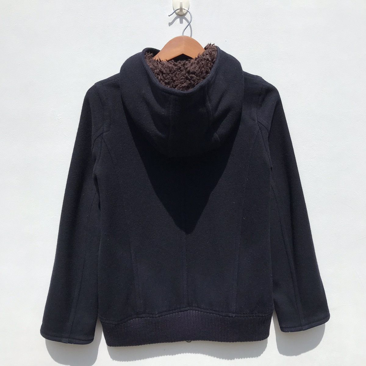 Issey Miyake Sunaokuwahara Issey Miyake Hoodie Jacket Wool Size S / US 4 / IT 40 - 3 Thumbnail
